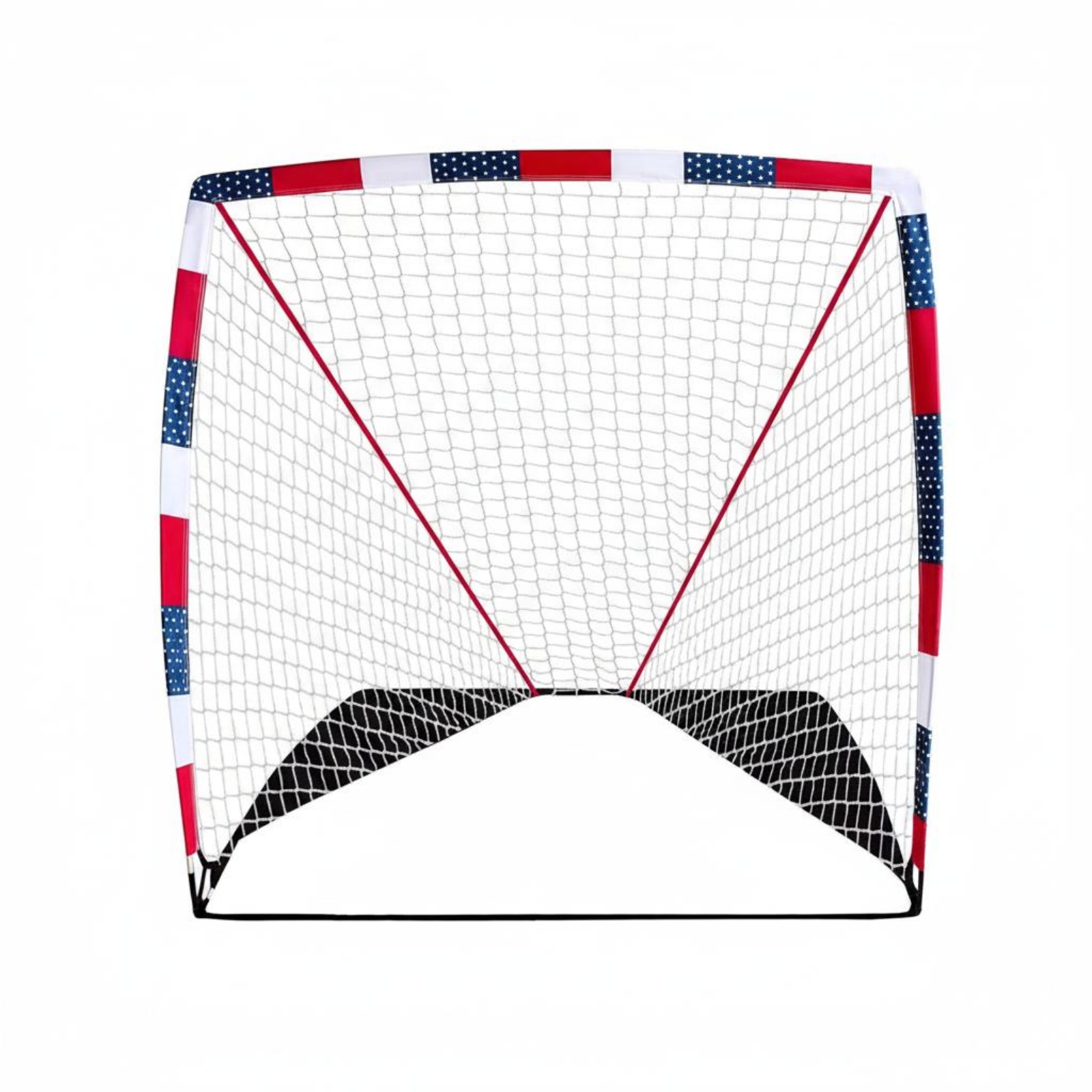 6x6 Ft Hockey Goal Regulation Size Portable Hockey Goal Reinforced Seams Athletic Goods for Practice
