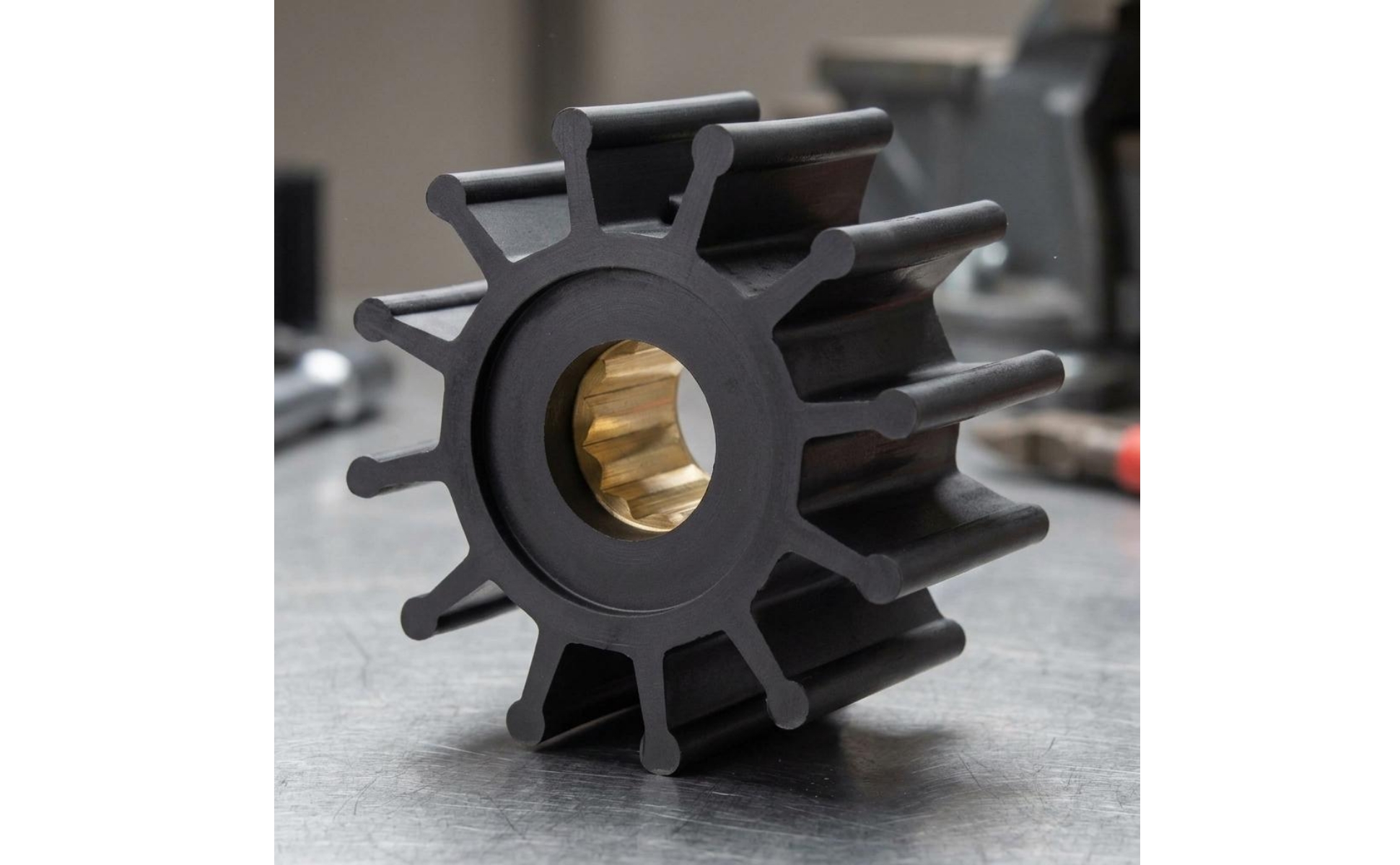 Flexible Impeller 129470-42530 Splined Impeller Black