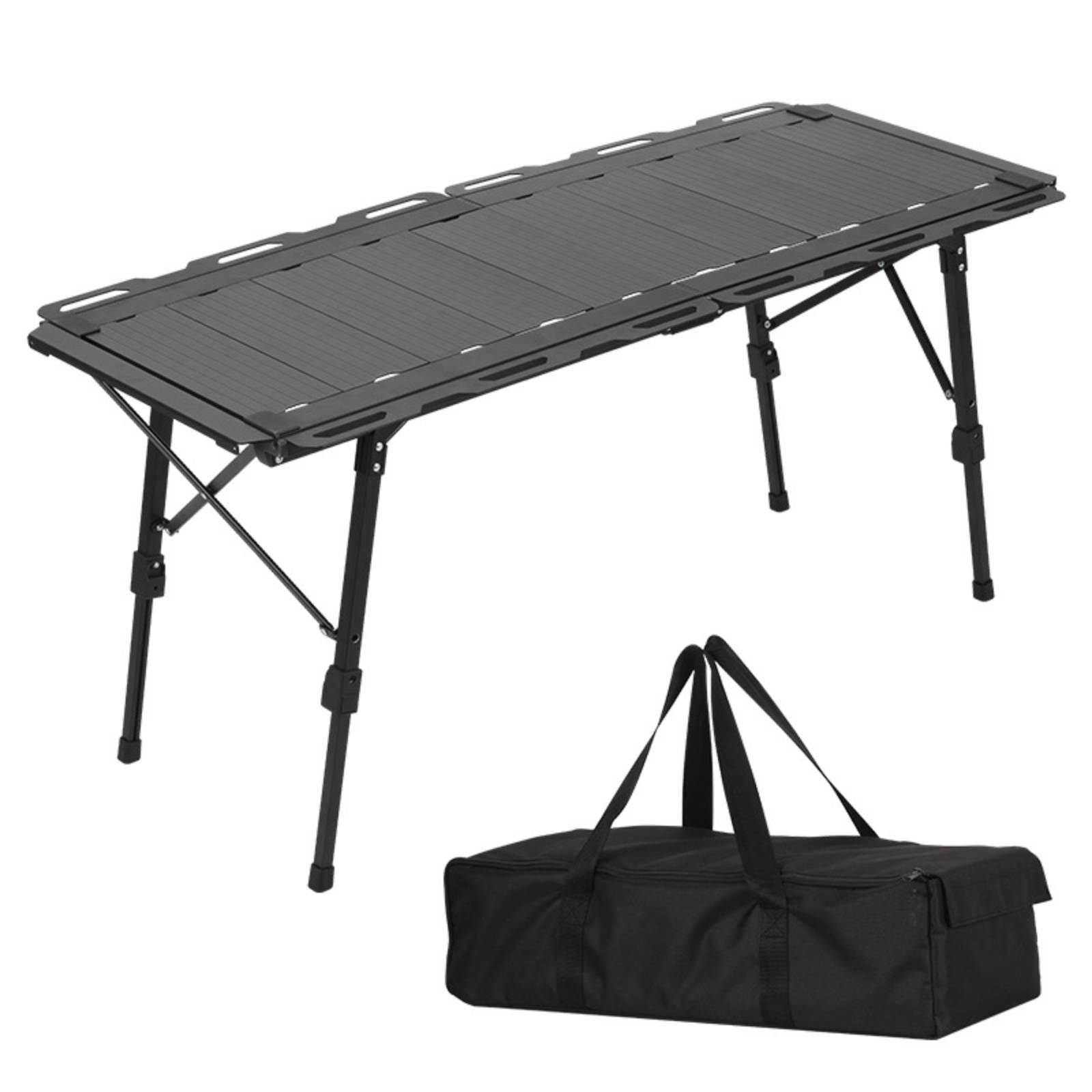 Modular Camping Table Table Scuff-Resistant-Resistant Adjustable Camping Table