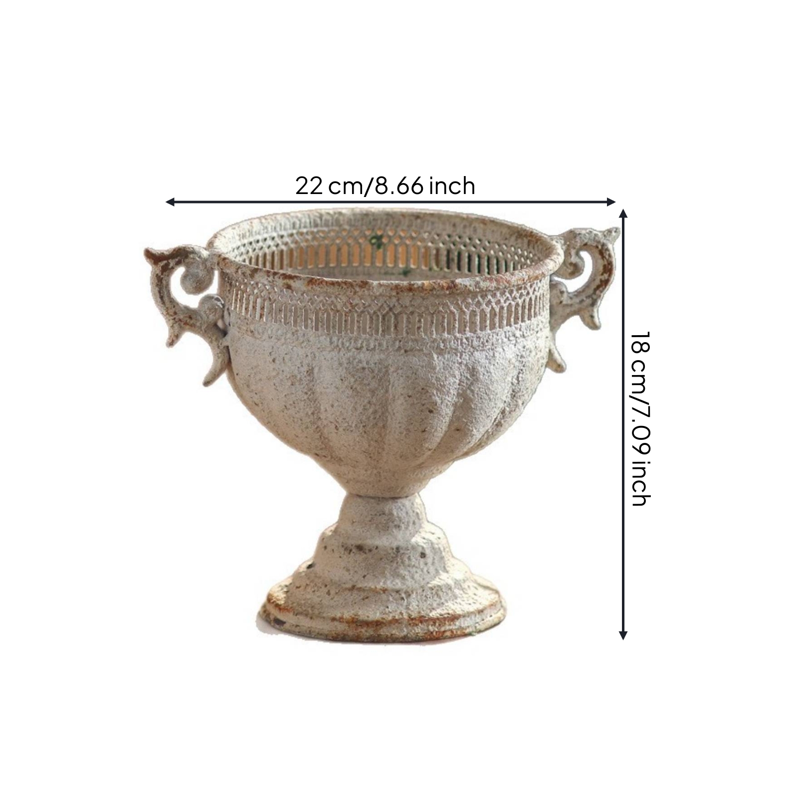 Antik Vase Europäischer Stil Vintage Blumentopf Rustikal für Restaurantdeko