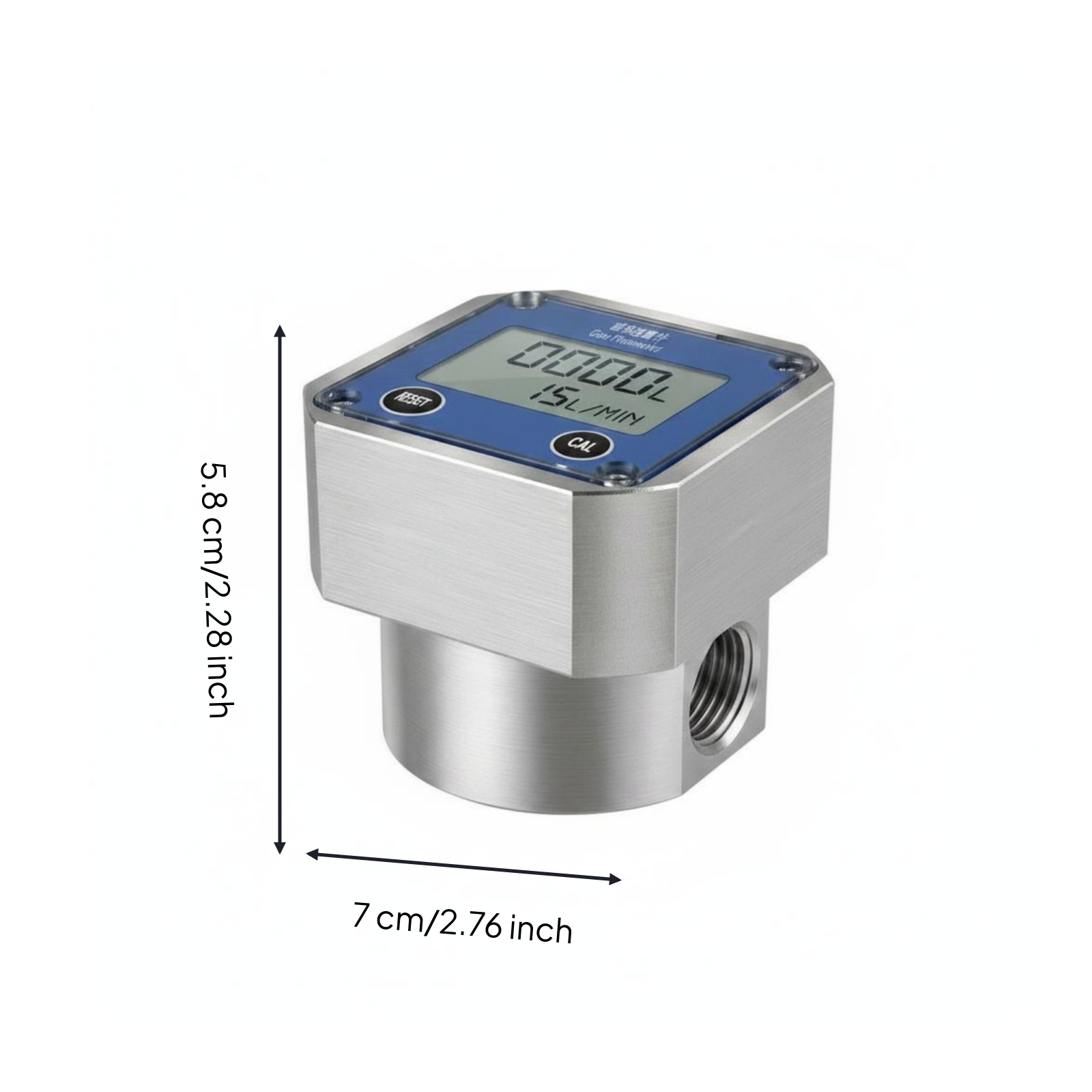 Oval Gear Flow Meter Waterproof Professional Tool IP66 for Workshop