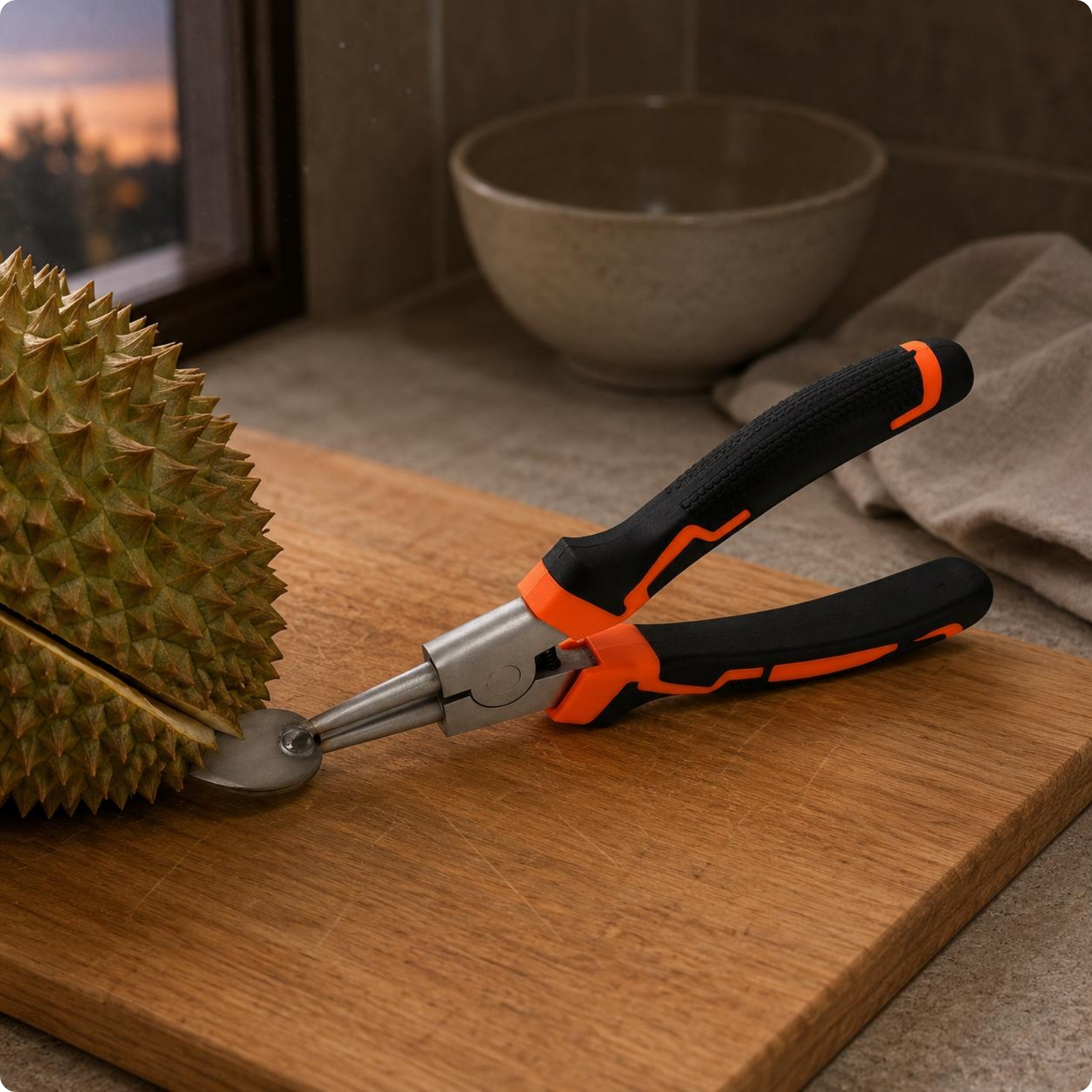 Durianzange Zangendesign Durian-Schneidezange Tropfenförmige