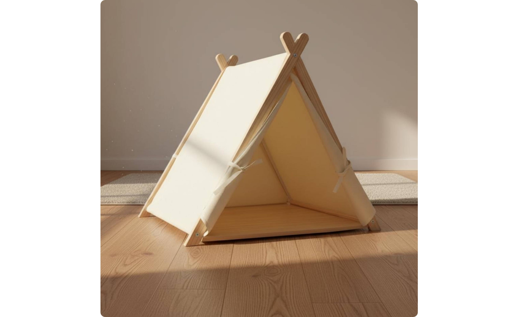 Feline Tent Bed Four-Season Use Pet Tent Washable for Living Room, Cats