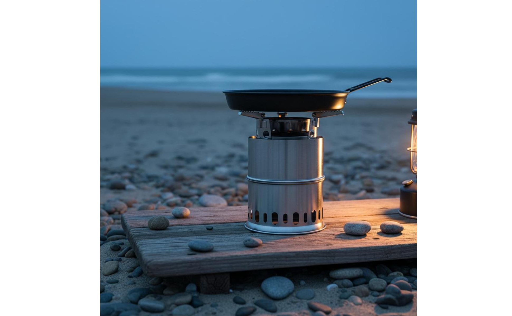 Portable Wood Heater Stainless Steel Wood Camp Heater Ventilated for Barbecue
