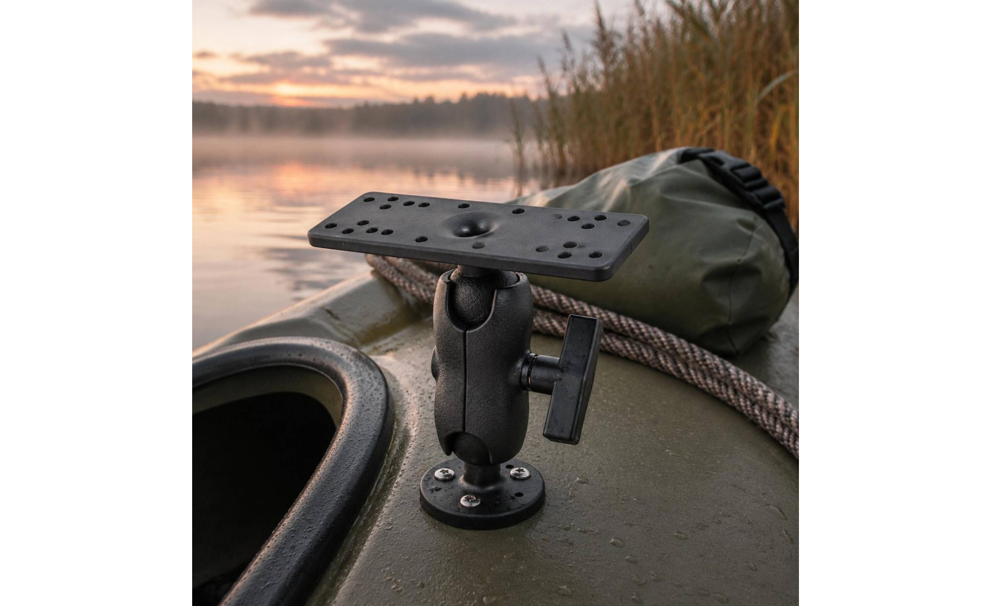 Kayak Underwater Scanner Mount Easy Installation 360 Degree Underwater Scanner