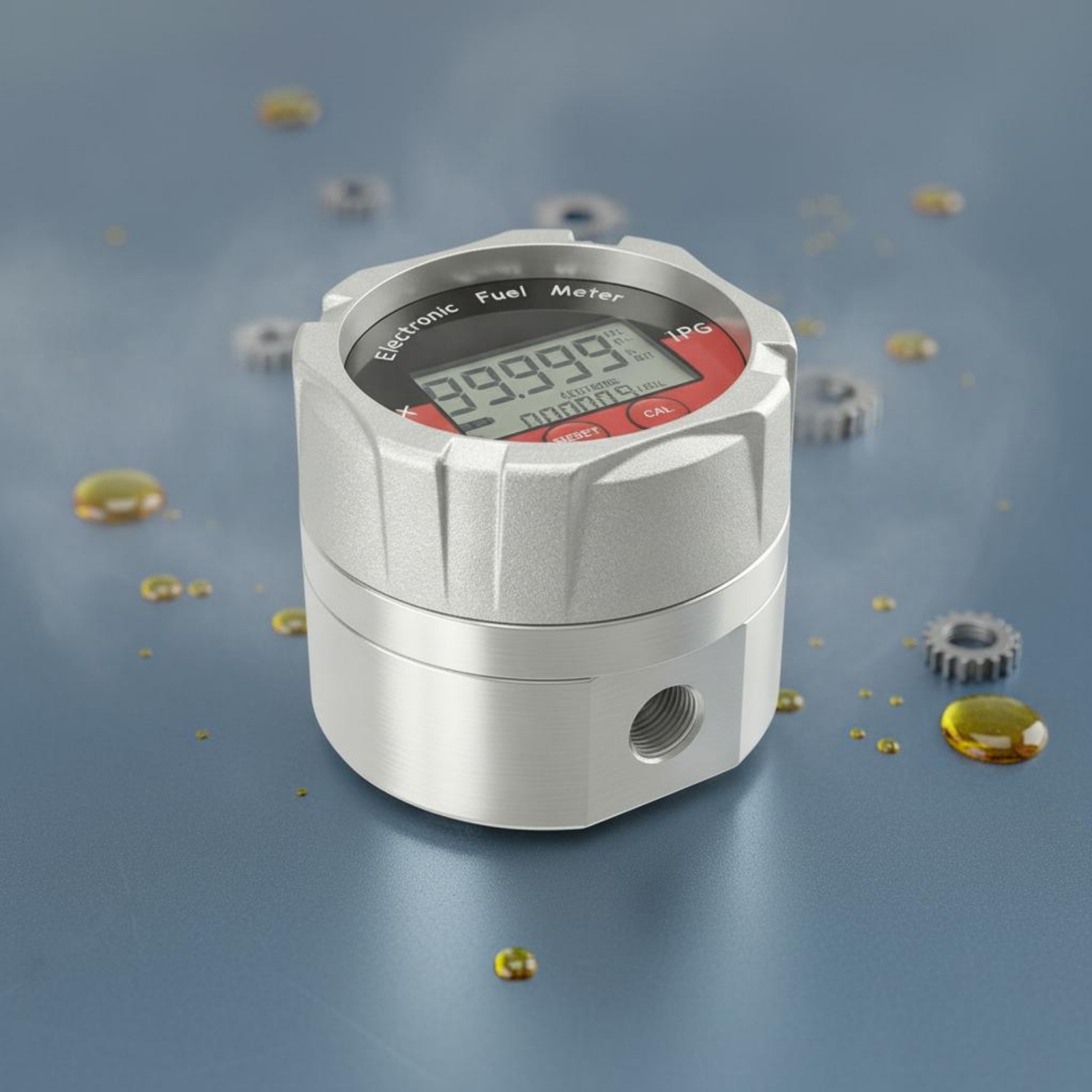 Oval Gear Flow Meter Waterproof Professional Tool IP66 for Workshop
