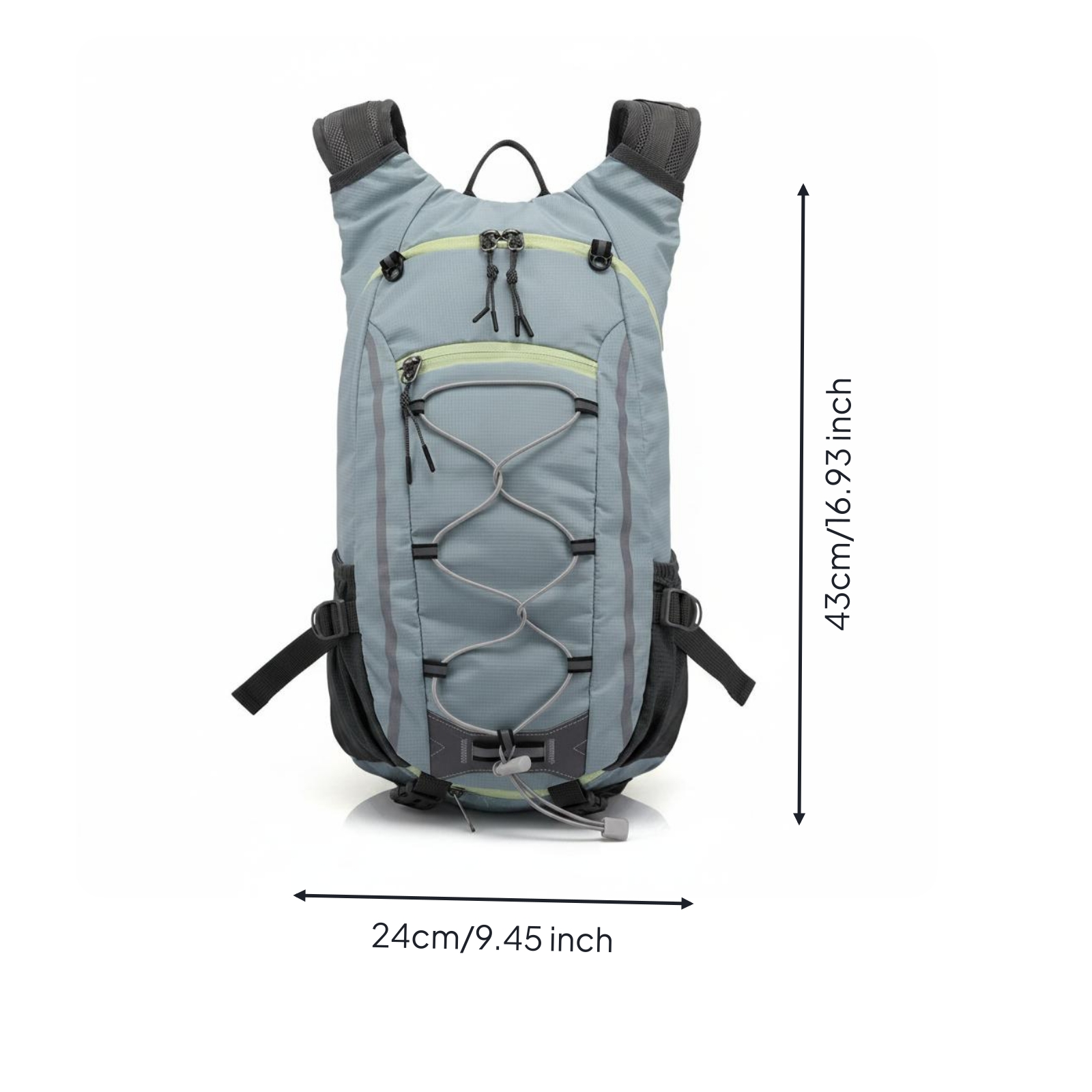 Water Repellent Hiking Backpack Multiple Pockets Travel Backpack Lightweight Travel Rucksack Large Capacity for Cycling