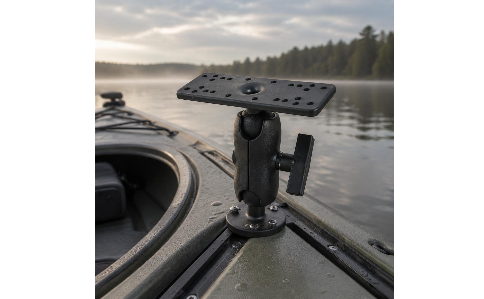 Kayak Underwater Scanner Mount Easy Installation 360 Degree Underwater Scanner