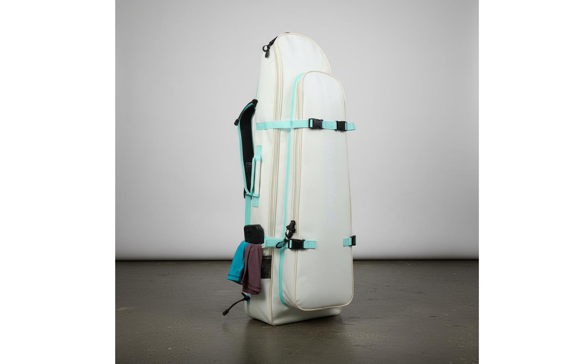 Long Fin Backpack 80-Liter Spearfishing Fin Bag Compression Straps
