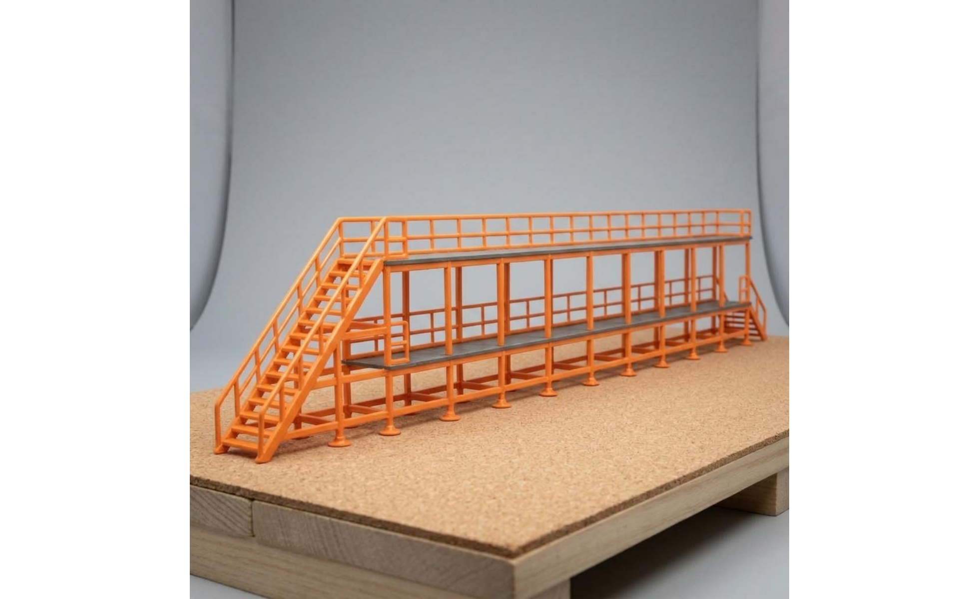 Double-Deck Rail Maintenance Platform Scene Decoration Railway Repair Trestle