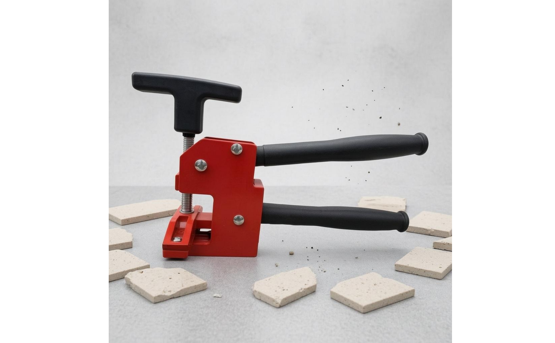 Tile Breaking Clamp Screw-Tightened Upper Press Clamp T-Handle