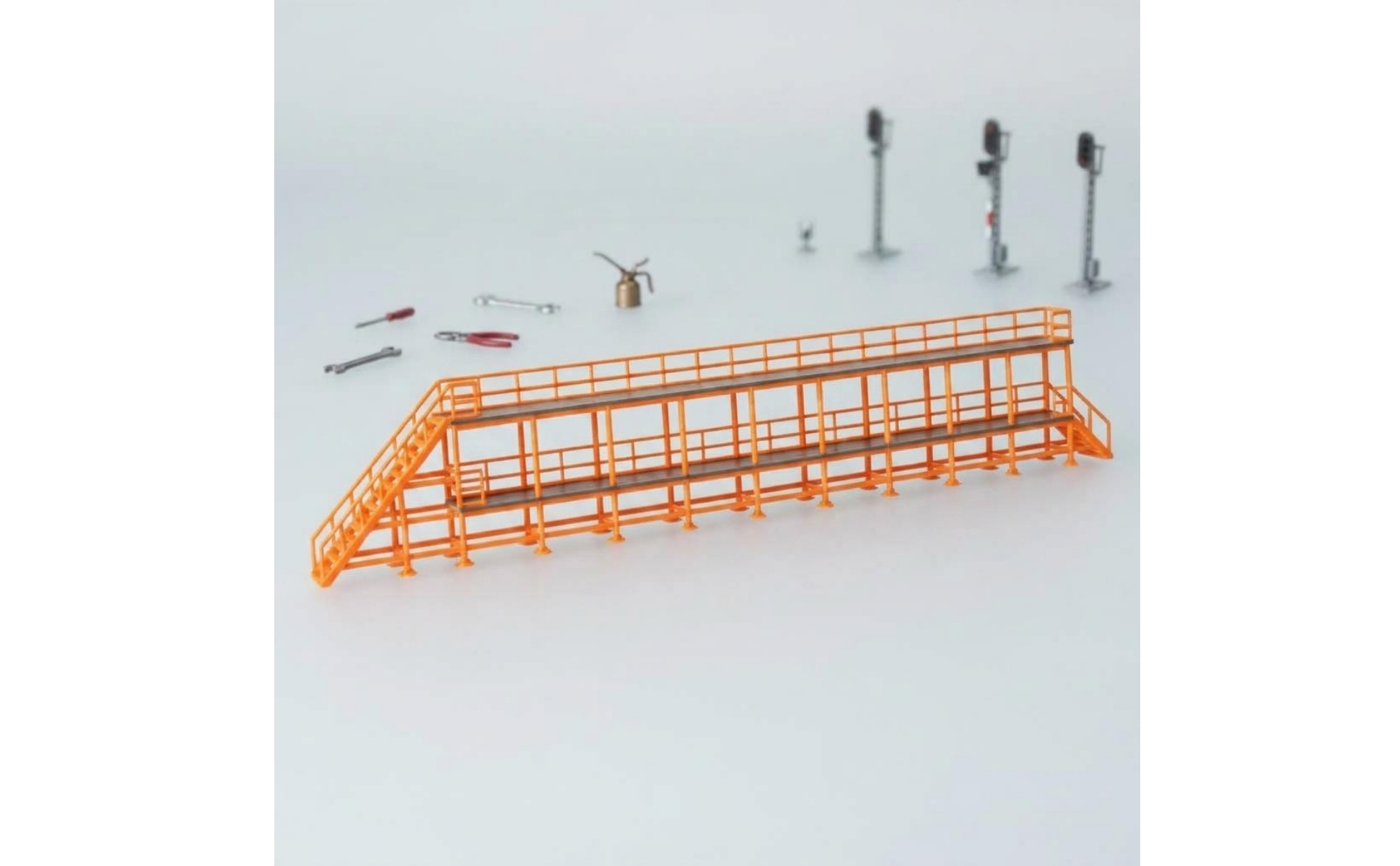 Double-Deck Rail Maintenance Platform Scene Decoration Railway Repair Trestle