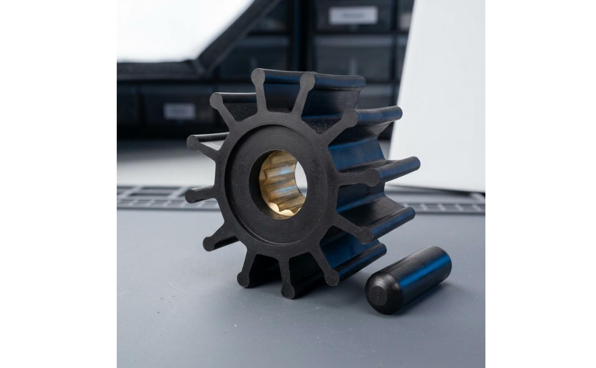 Flexible Impeller 129470-42530 Splined Impeller Black