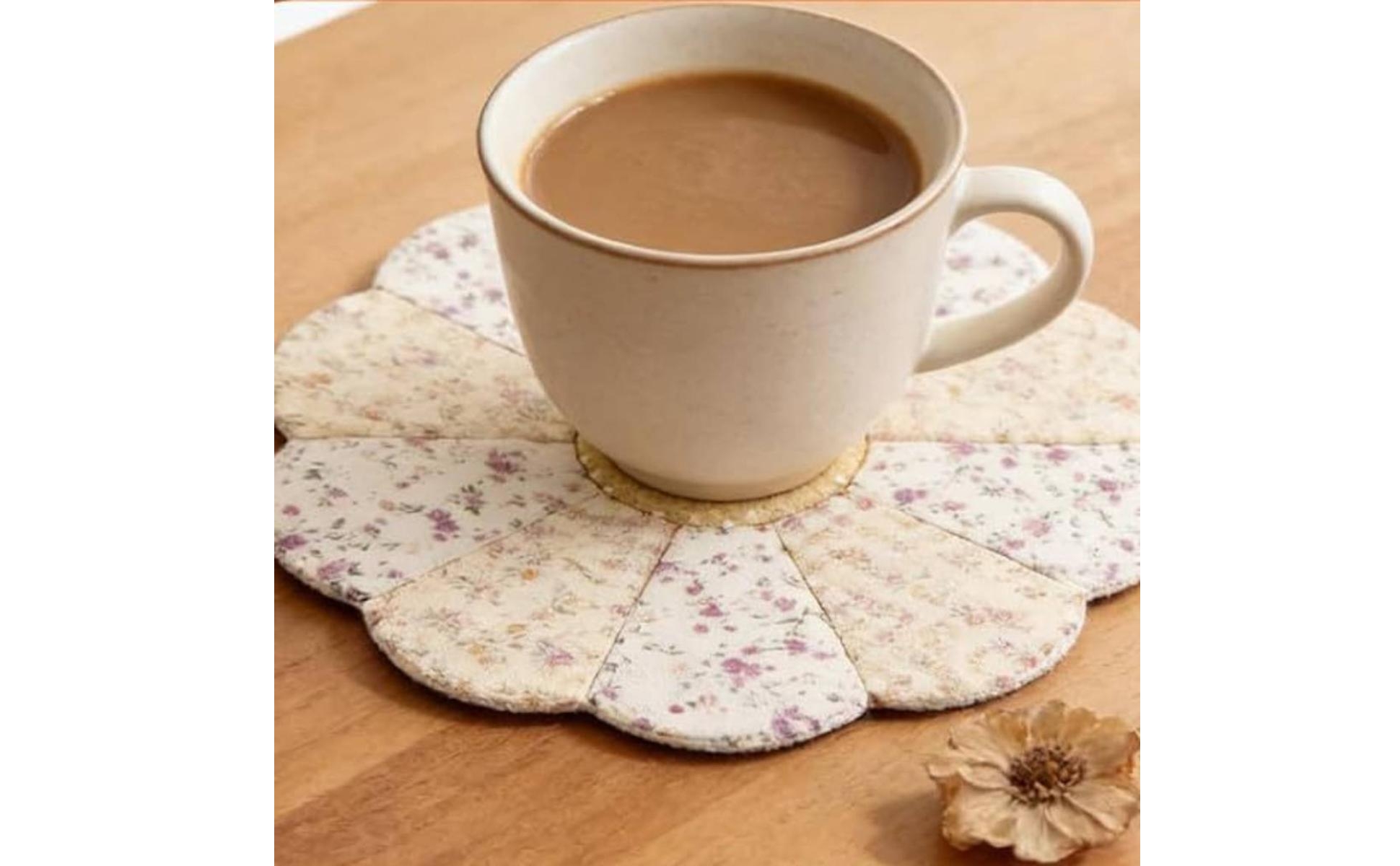 88 Pieces Patchwork-Schablonenset Blütenform Blütenblattschablone Pappe
