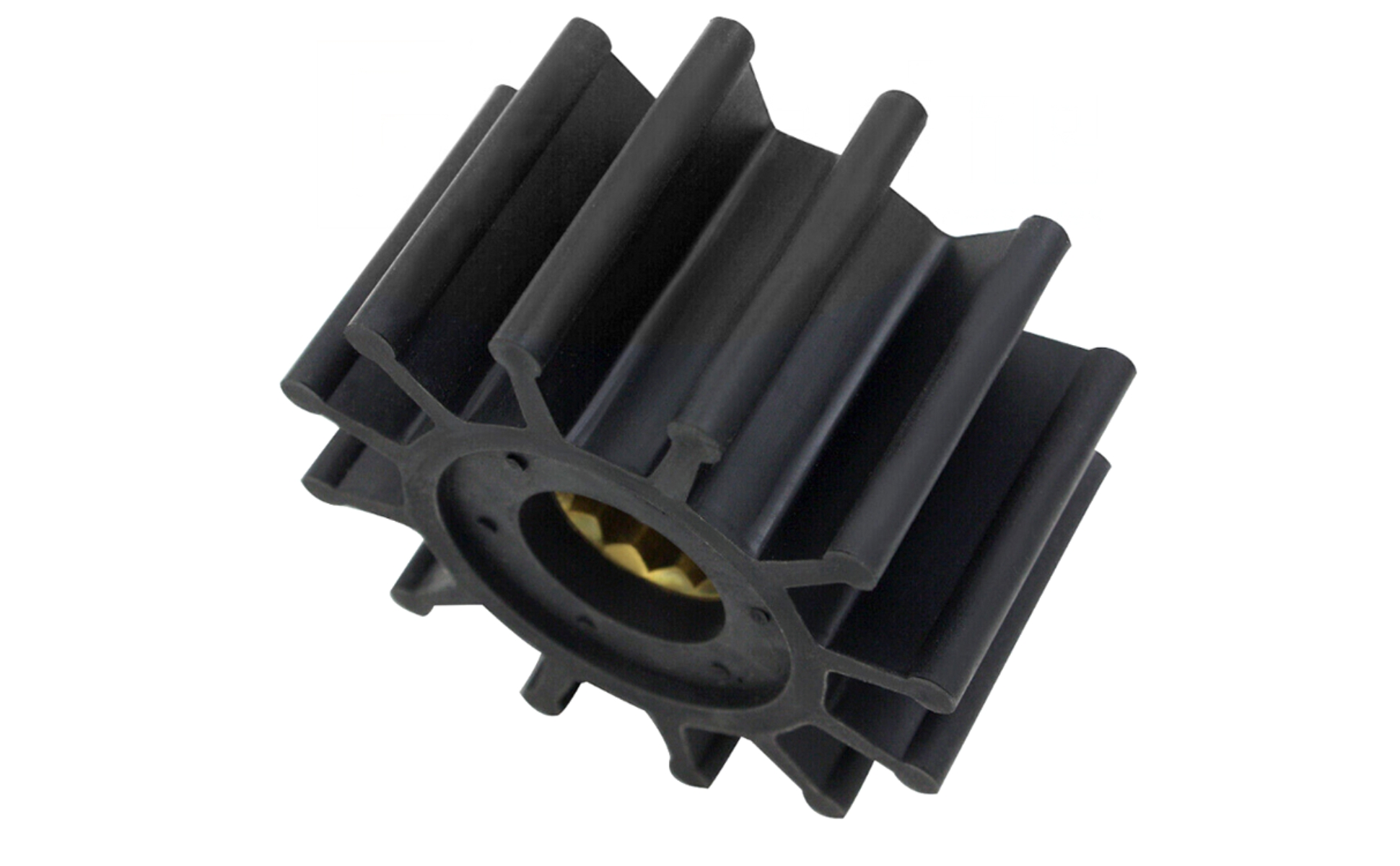 Flexible Impeller 129470-42530 Splined Impeller Black