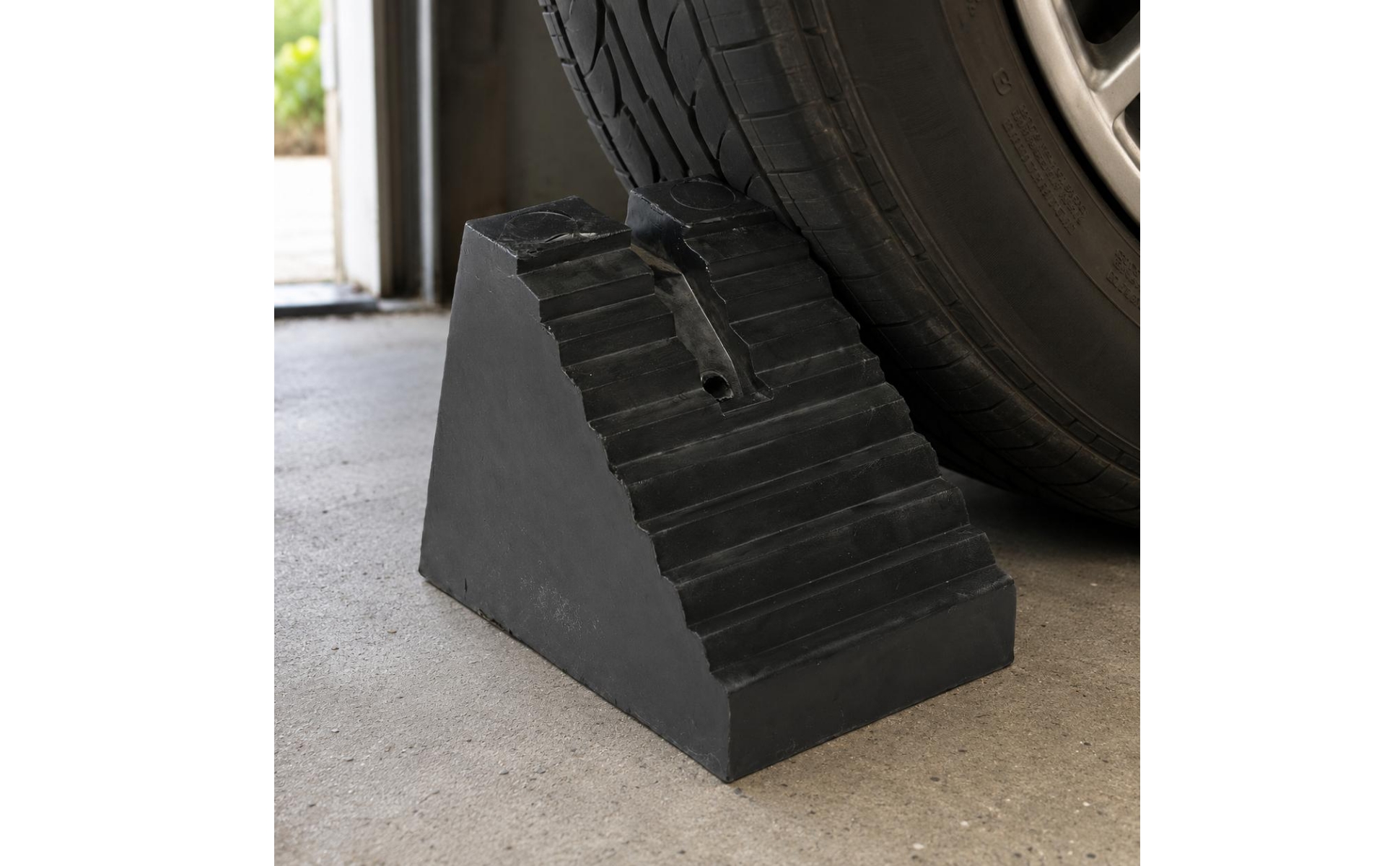 Gummi-Radkeil Keilförmig Parkkeil Einteilig für Parken