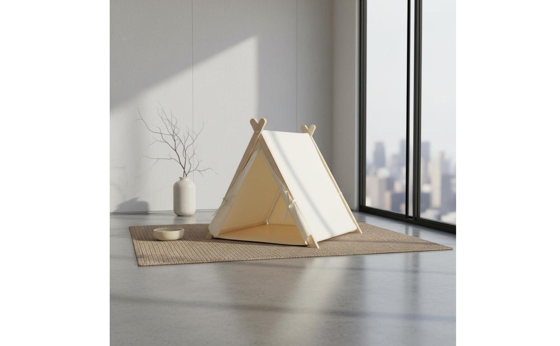 Feline Tent Bed Four-Season Use Pet Tent Washable for Living Room, Cats