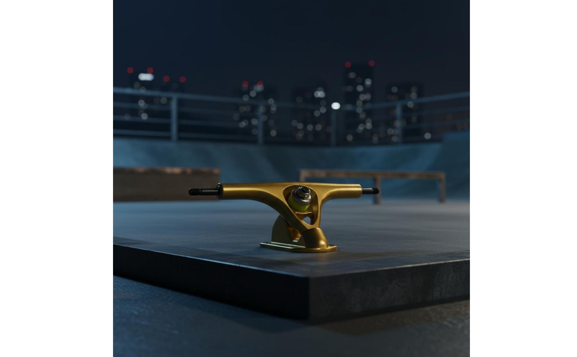 7-ZollRollbrettTruck Breiter Hänger Longboard-Truck Schräge Baseplate