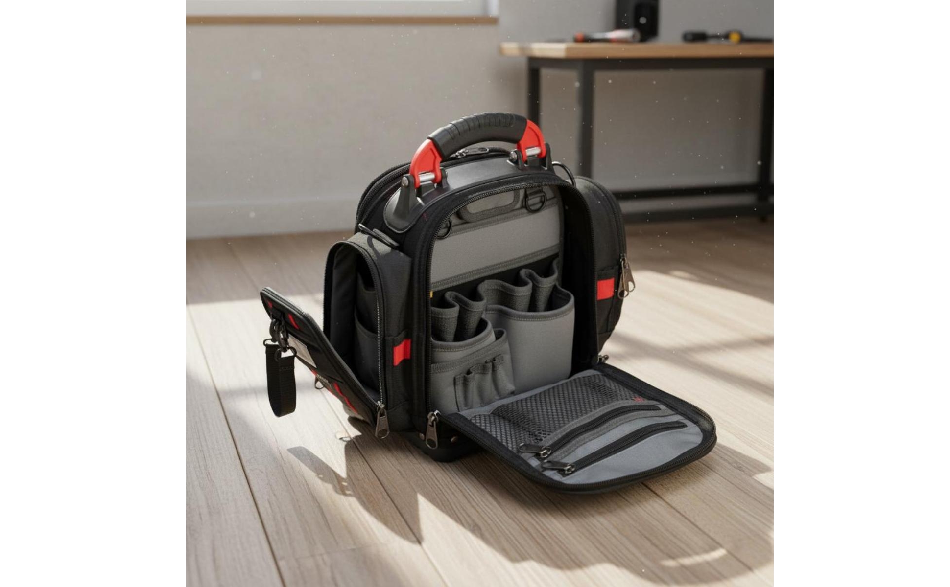 Sturdy Duty Tool Backpack Wear-Resistant Portable Tool Bag Thickened