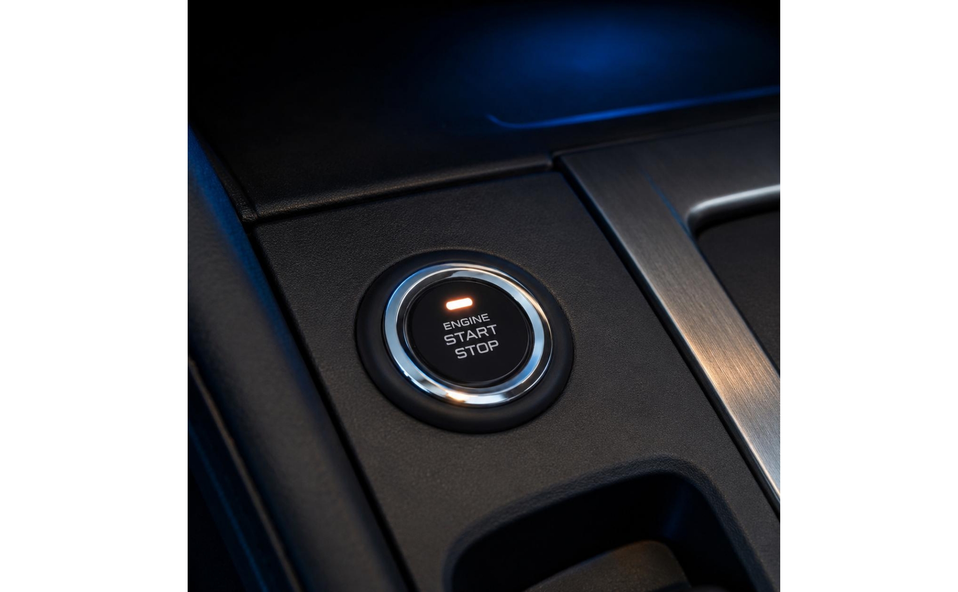 Ignition Activation Stop Button 12V Flush Mount Engine on-off Button Black Face