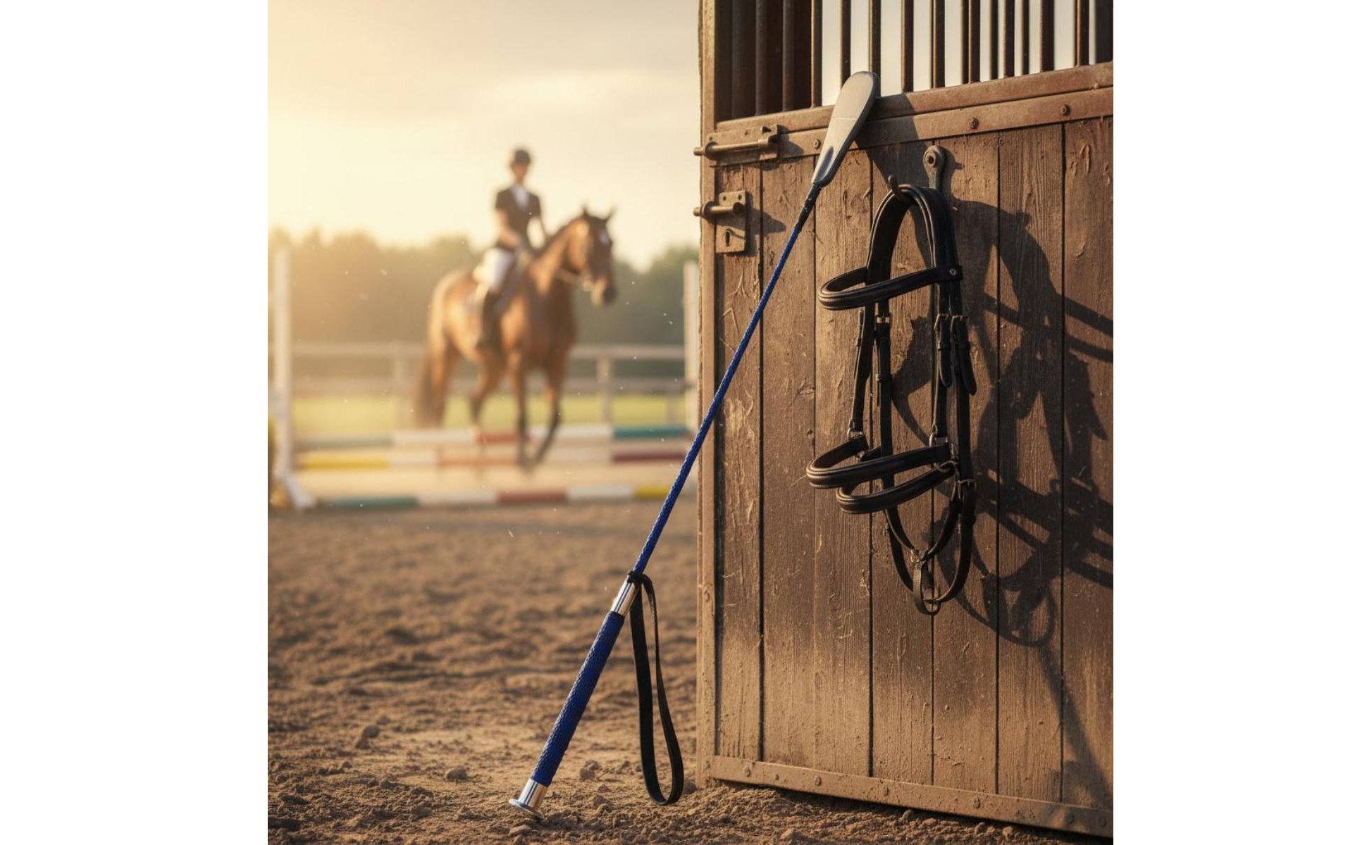 Riding Crop Paddle-Shaped Tip Horse Riding Crop Wrist Loop