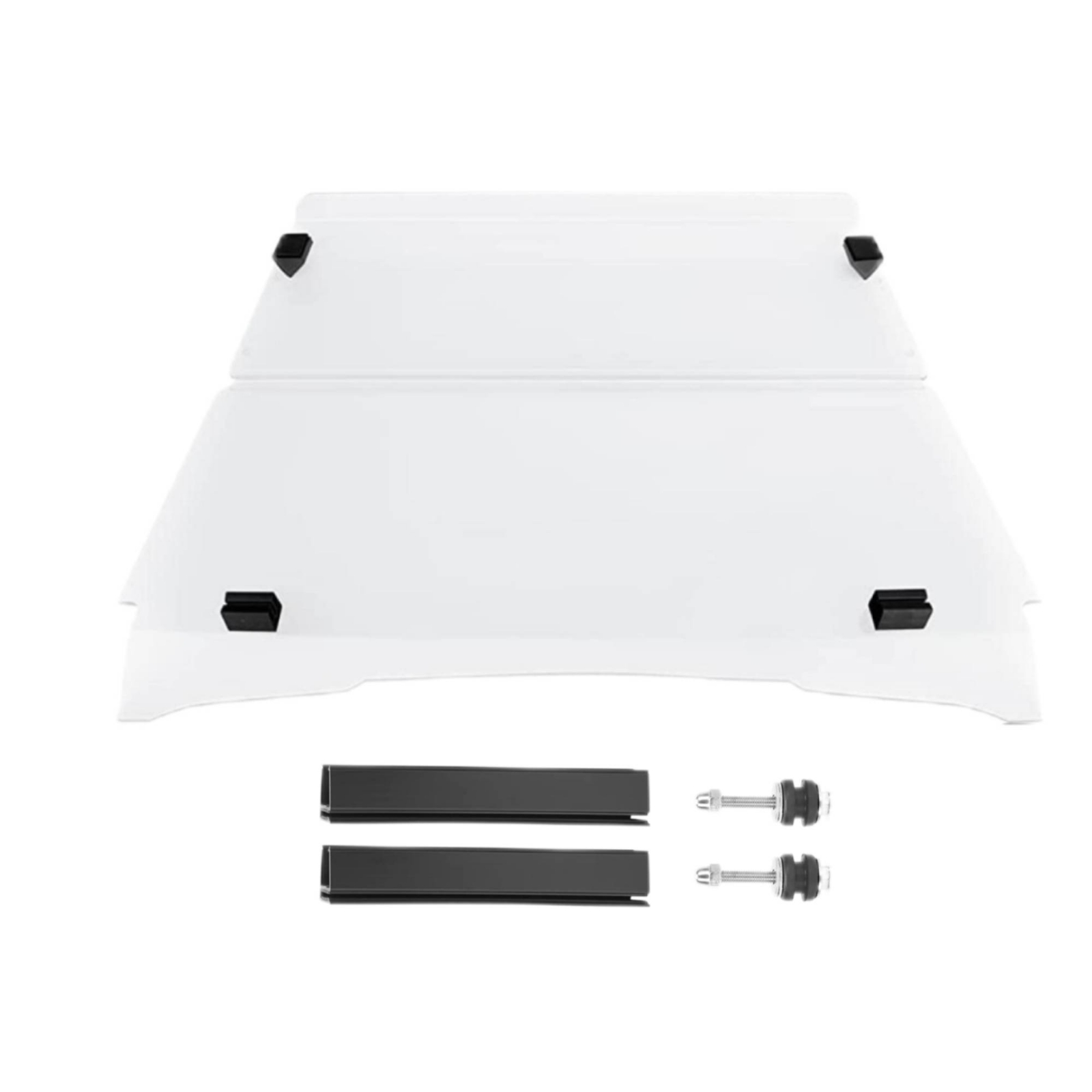 Golf Cart Windshield Weather Protection Folding Utility Windshield Easy Installation Accessory for Outdoor