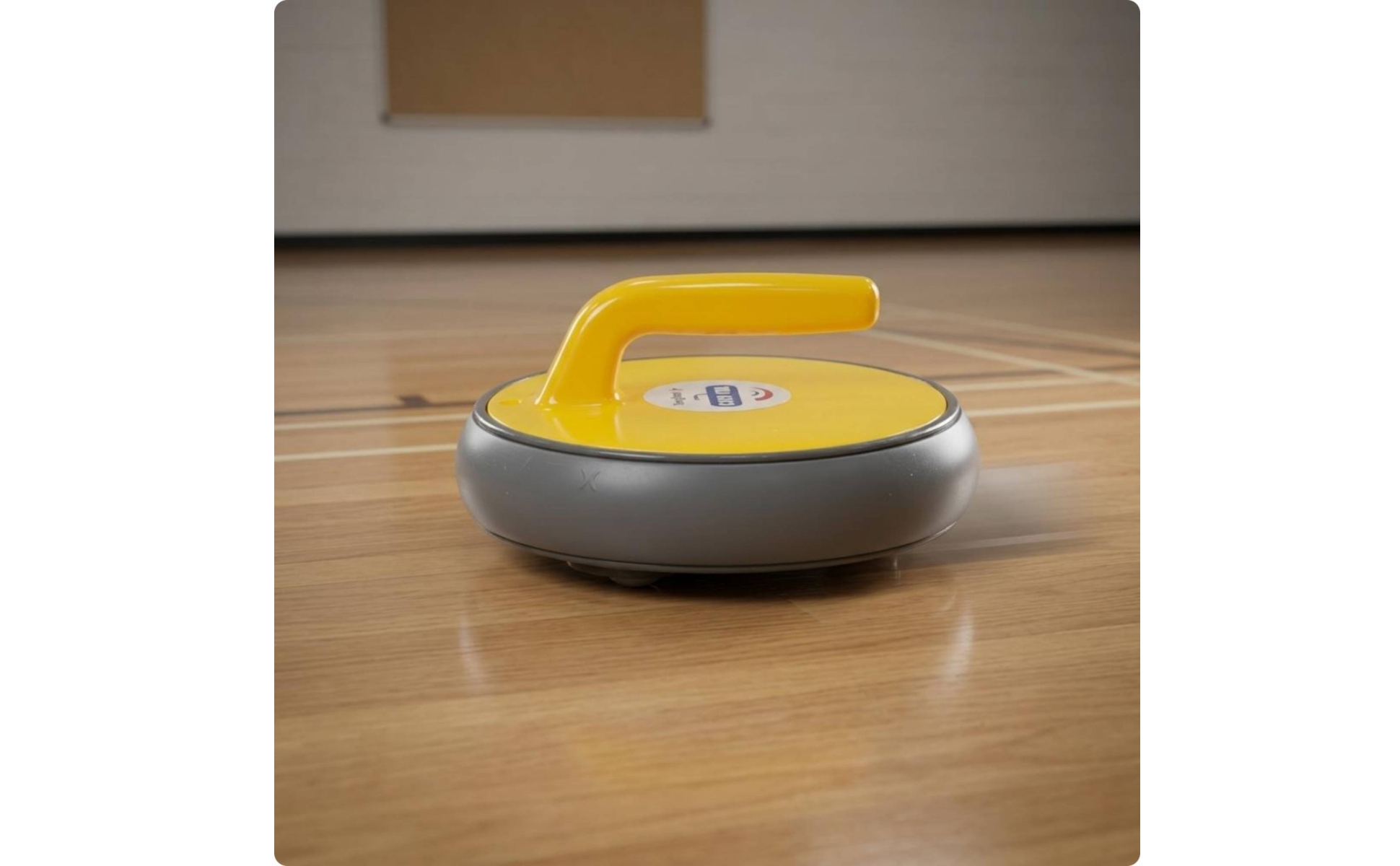 4 Stück Land-Curling-Set leicht zu gleiten Trockencurling-Stein rutschig
