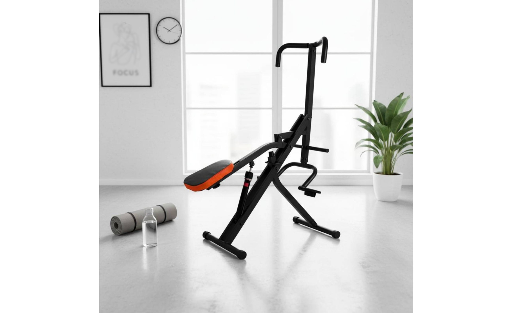 Bauchmuskeltrainer Multifunktional Ab-Trainingsgerät Faltbar für zu Hause