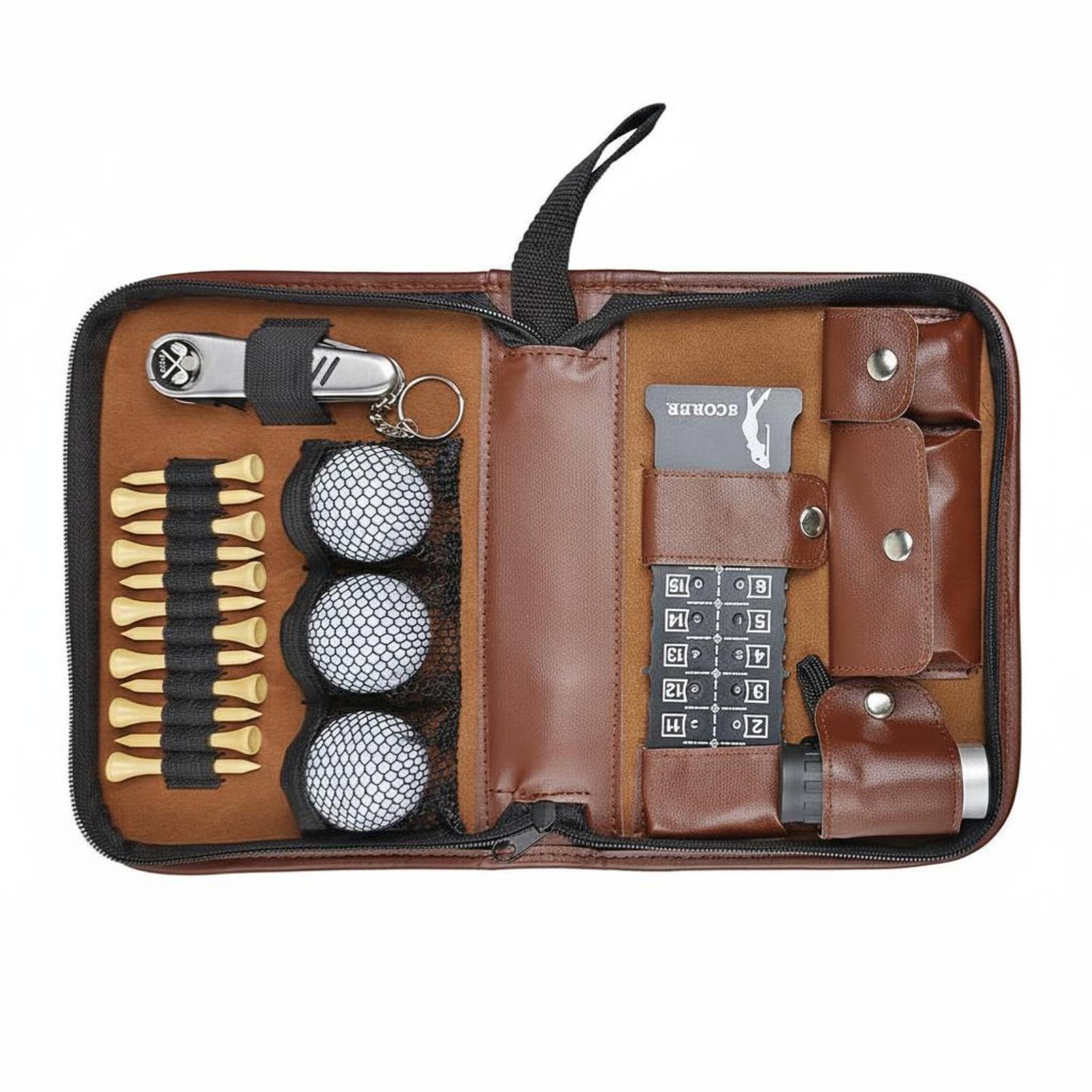 Golf Accessories Kit Comprehensive Golf Beginner Kit Portable Sports Gear for Golfers, Practice Range