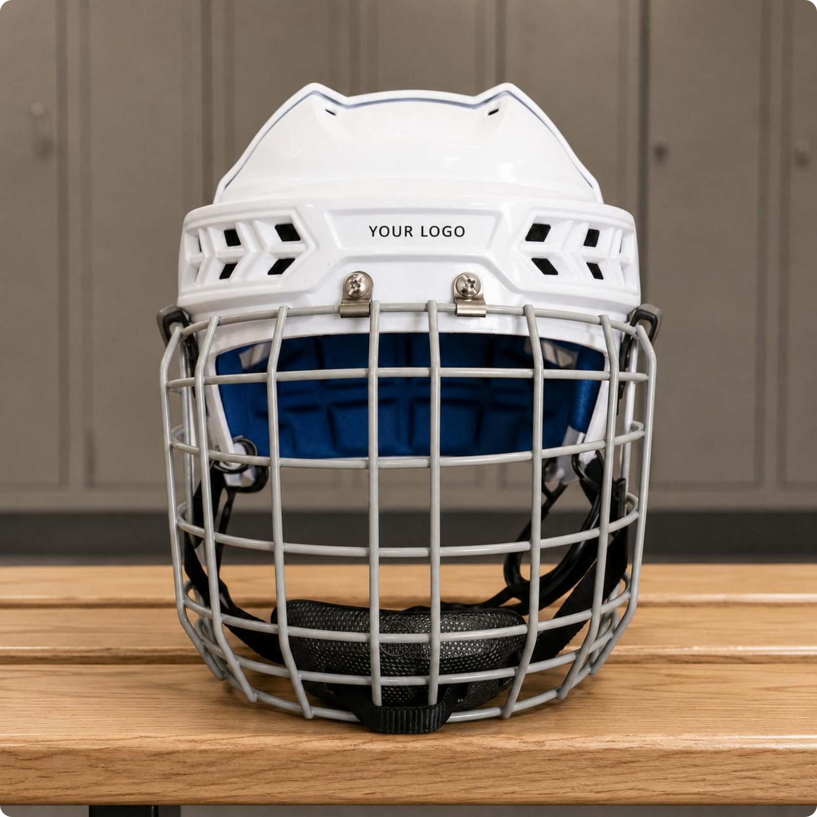 Hockey Helmet with Face Shield Force Resistant Ice Hockey Face Shield Helmet
