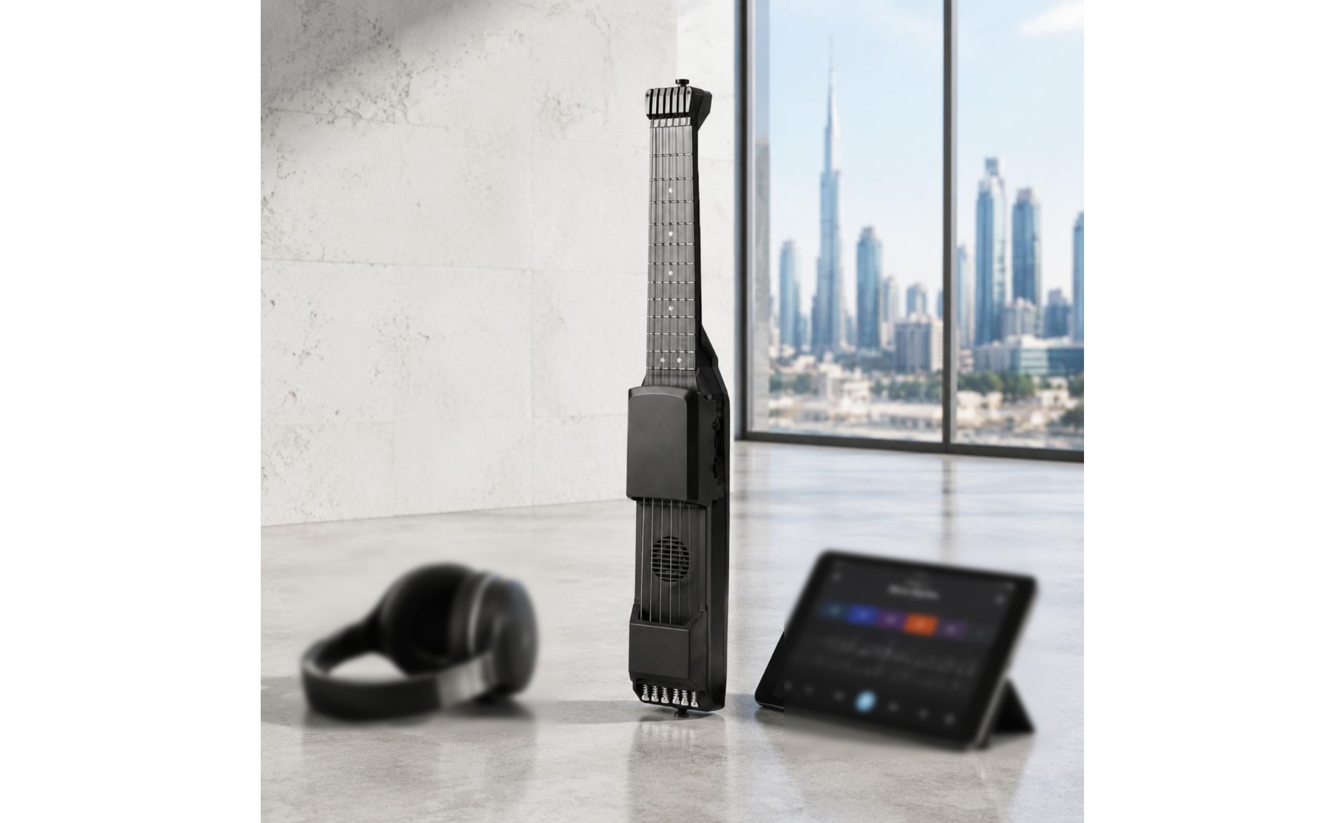 Guitare Électrique Bluetooth Haut-Parleur Intégré Guitare Électrique Portable