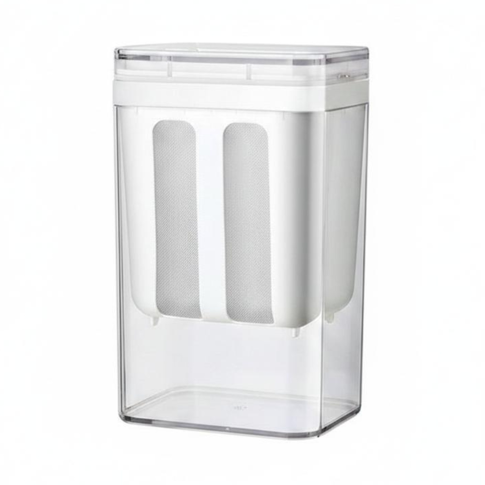 Greek Yogurt Strainer Double-Layer Design Yogurt Whey Separator Transparent Lid Whey Separator for Home Use