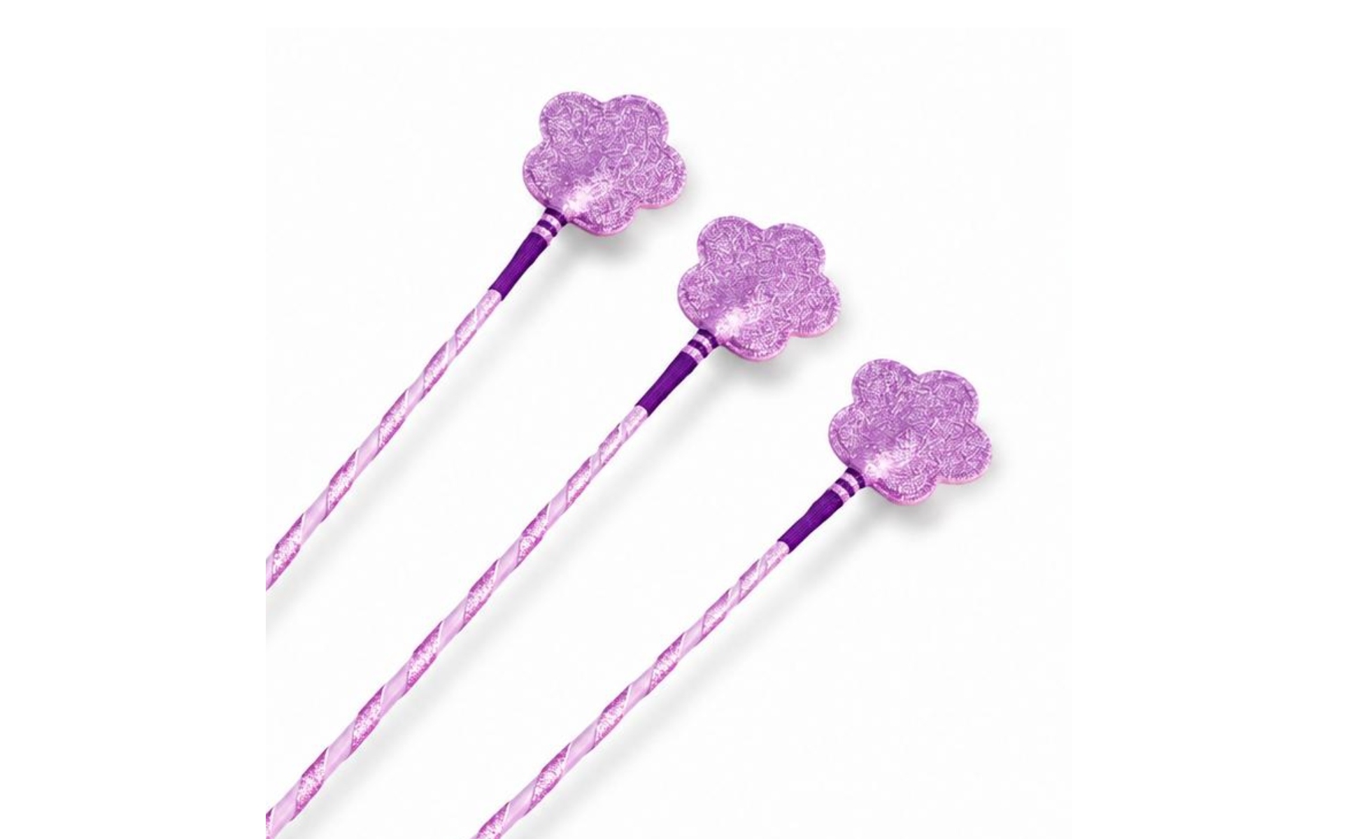 Children's Riding Whip Glittery Pink Riding Whip Braided Look