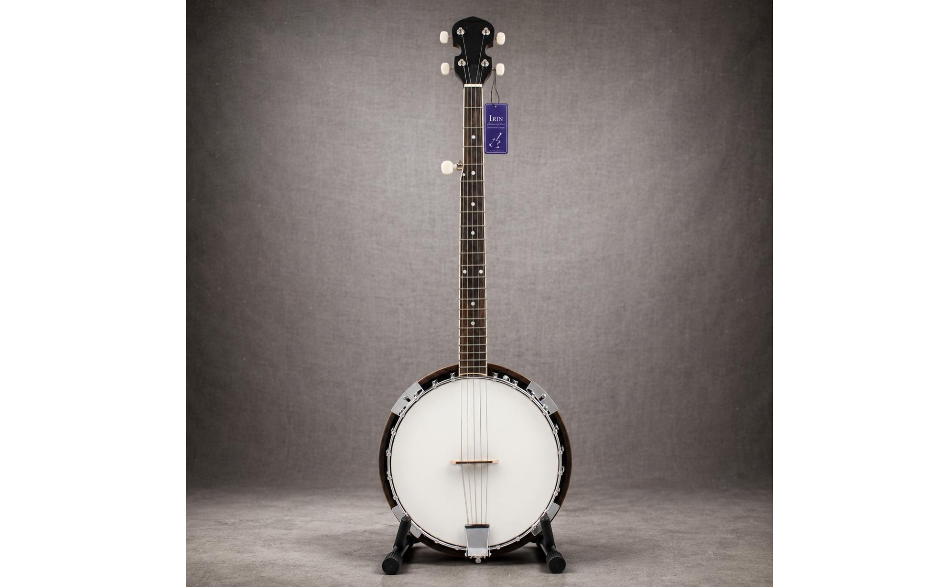 5-Saitiges Banjo Ahornhals Banjo mit rundem Korpus Sapeli-Seiten