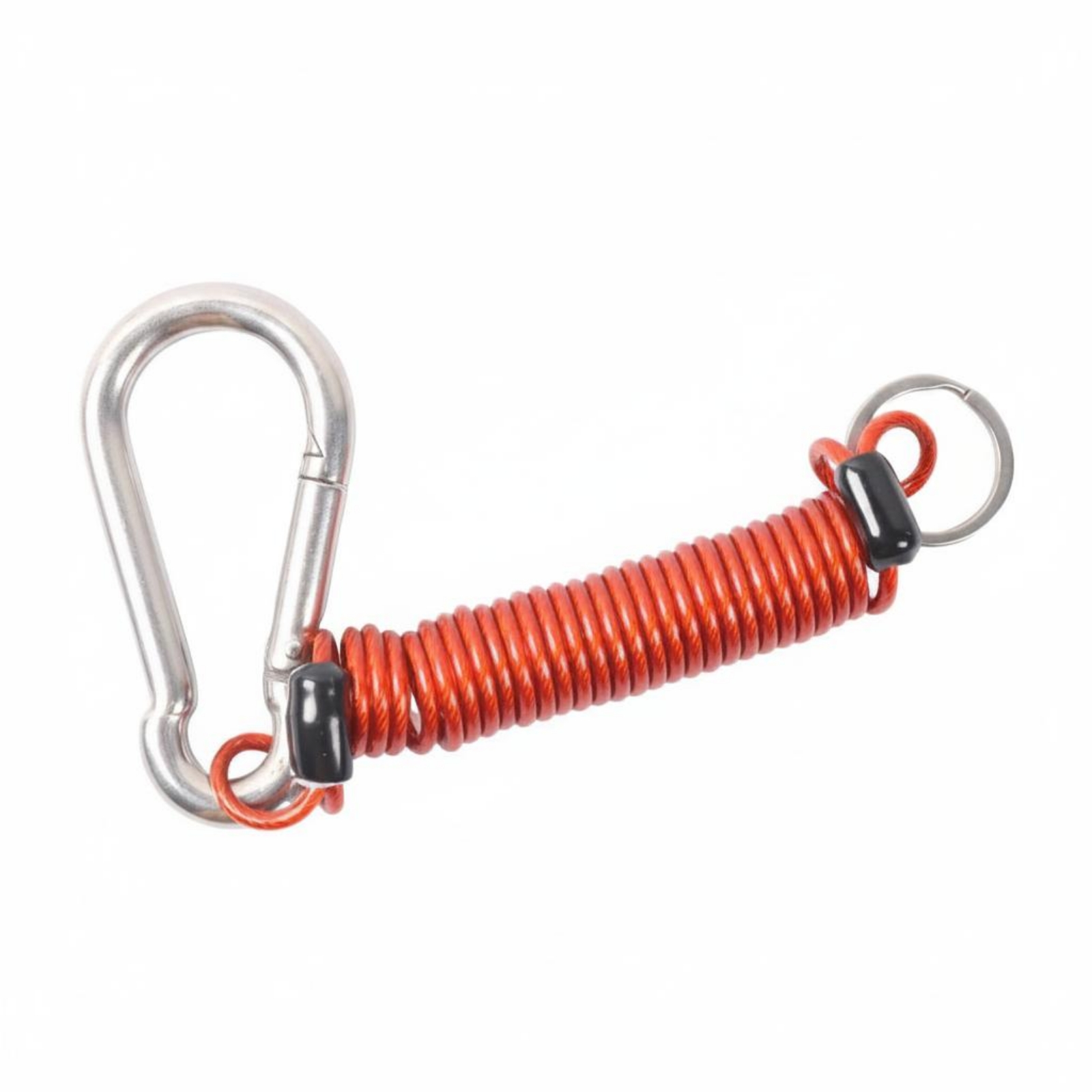 RV Tow Cord Spring Hook Easy Attachment Coiled Towing Cable for Road Travel