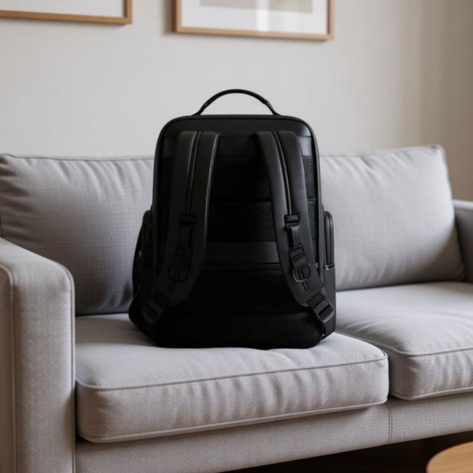 Business Backpack Computer Compartment Laptop Backpack Carry Handle For