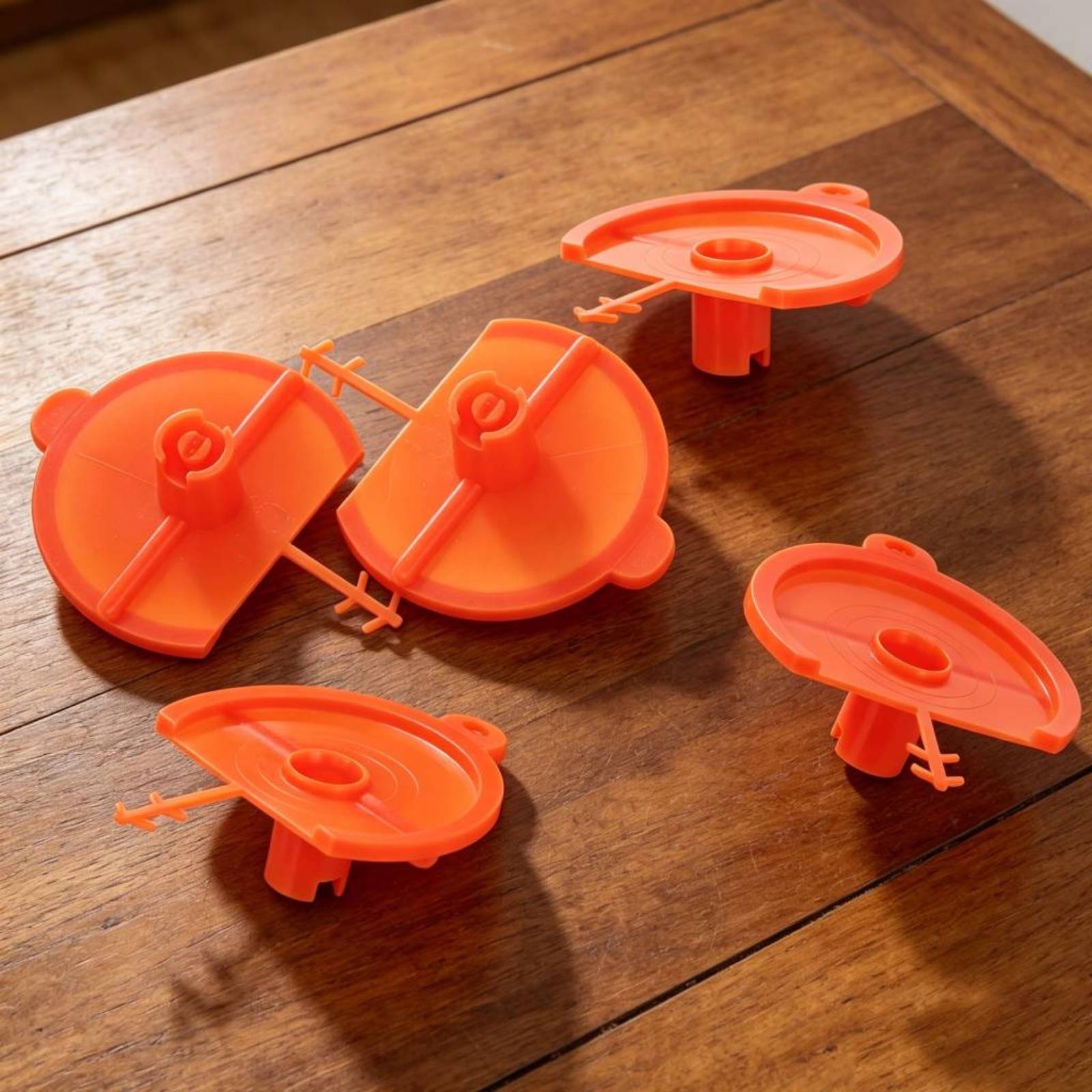 5 Pieces Schaumkleber-Sprühdüse Orange Fächersprühdüse Transparent - Produktbild 7