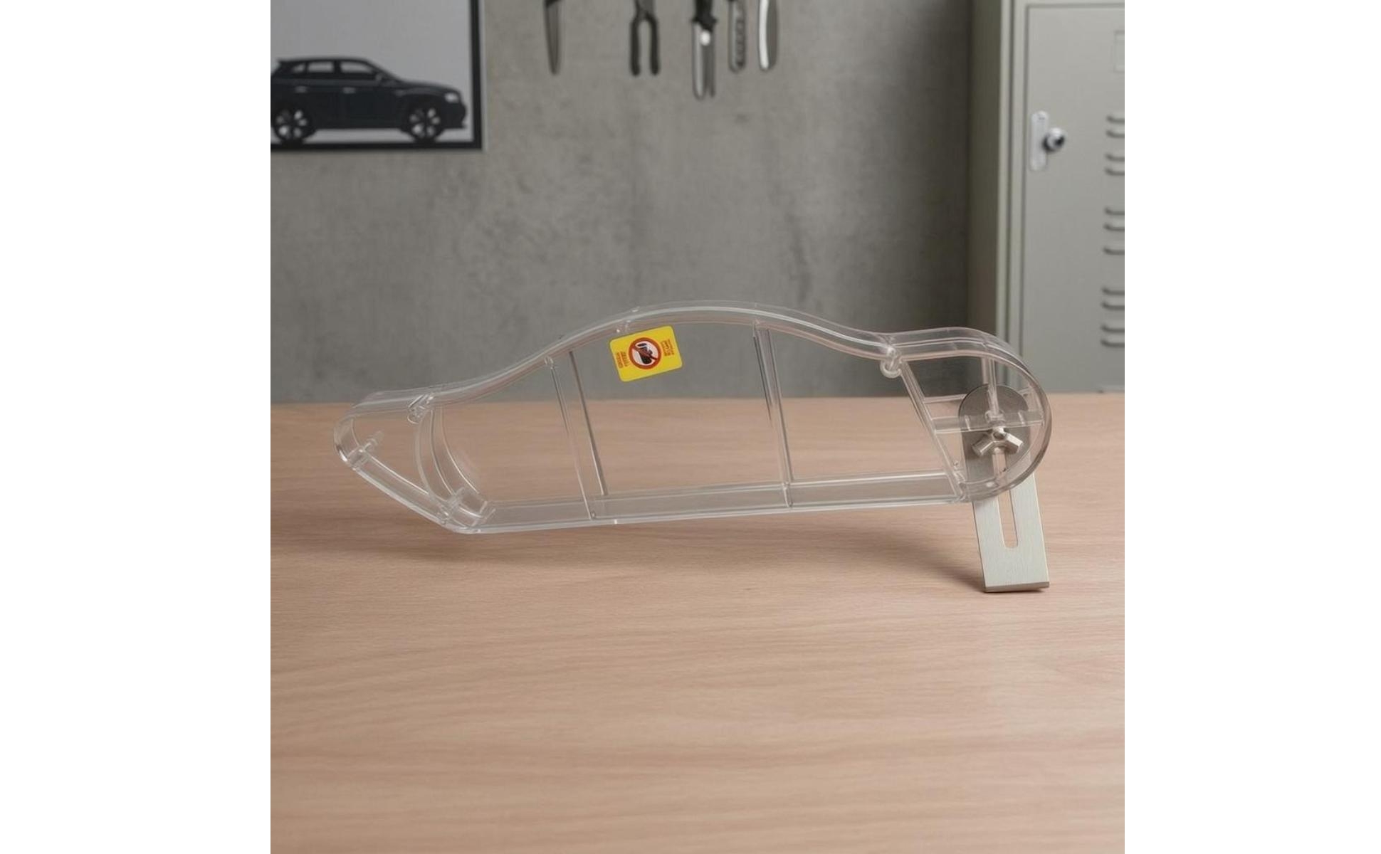 Dust Cover Guard L-Shaped Bracket Table Guard Transparent
