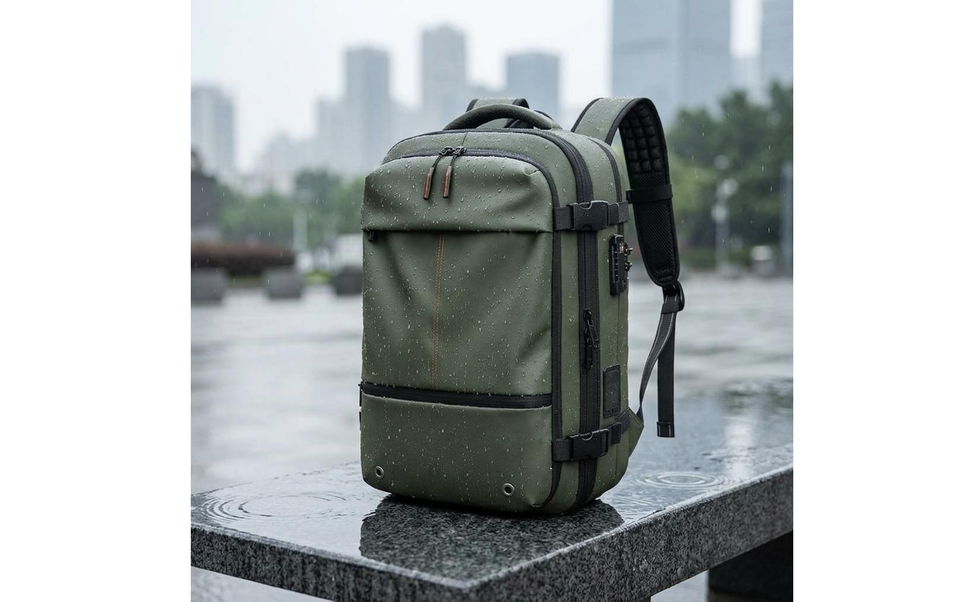 Compression Travel Backpack Laptop Compartment Vacuum Backpack Large Capacity