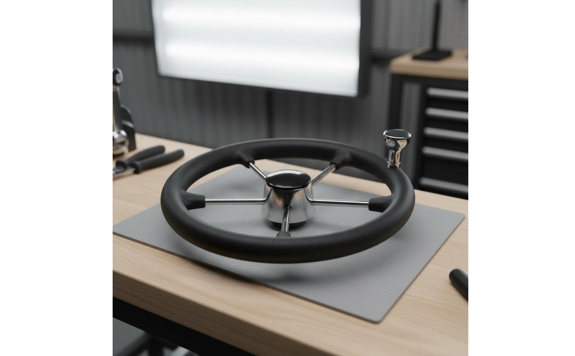 Yacht Steering Station Wheel for Boating