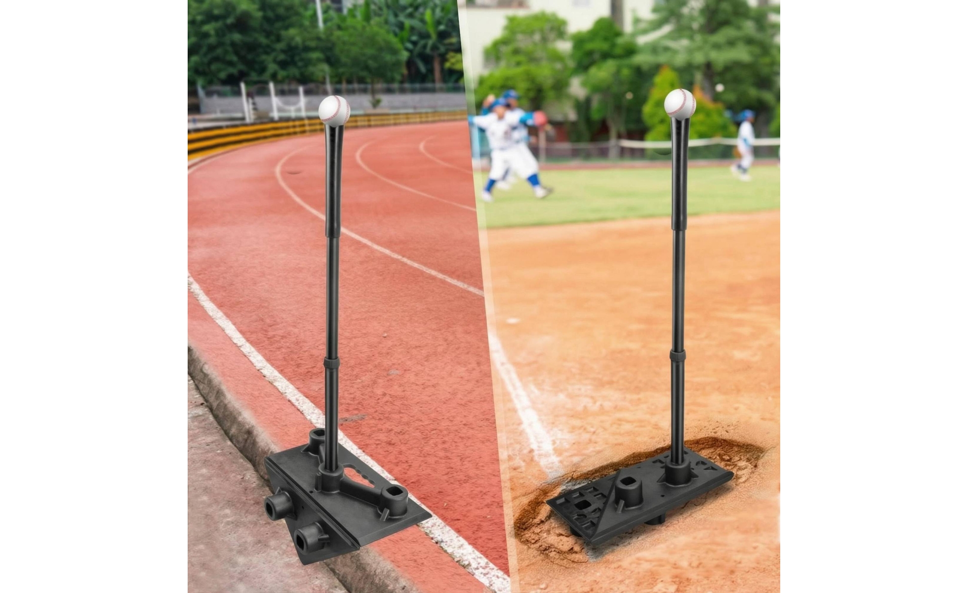 Adjustable Batting Tee Stable Base Baseball Batting Tee Easy Setup for Beginners
