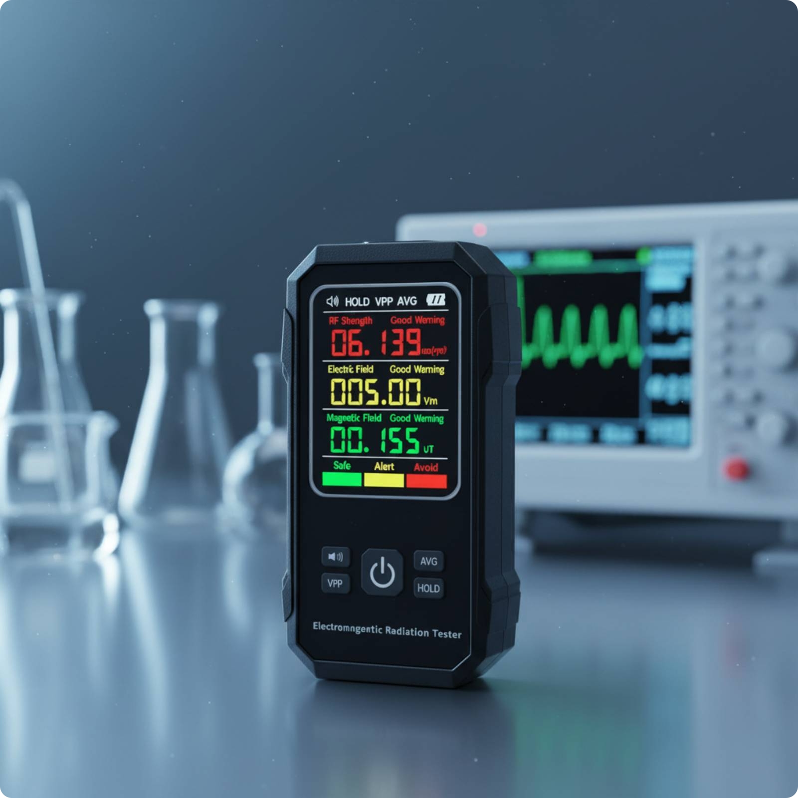 Elektromagnetischer Strahlungstester 3-in-1 Feldstärkemessgerät