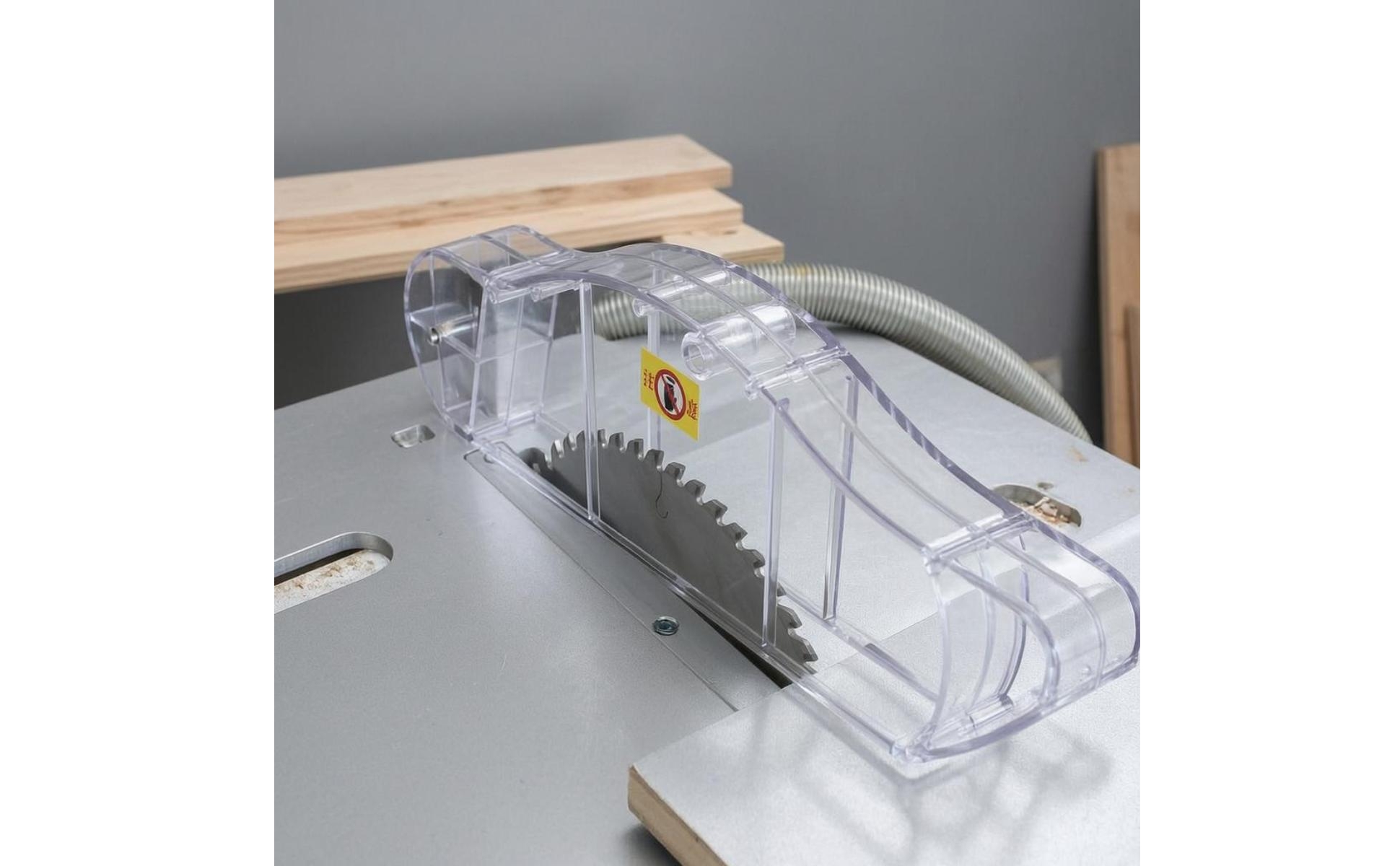 Dust Cover Guard L-Shaped Bracket Table Guard Transparent