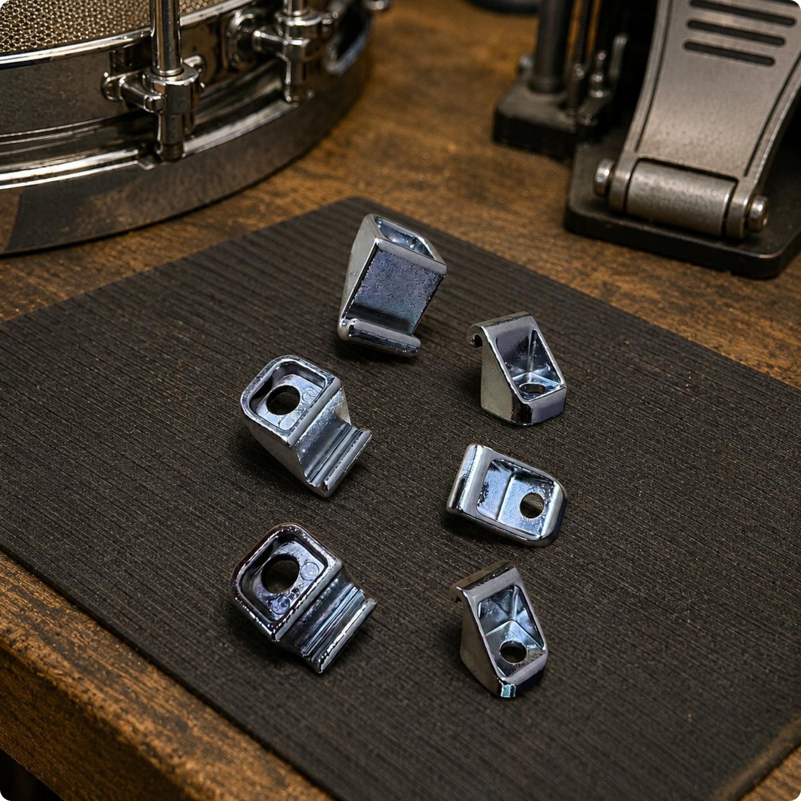 6 Stück Snare Drum Haken Ersatzteil Drum Claw Haken stabil