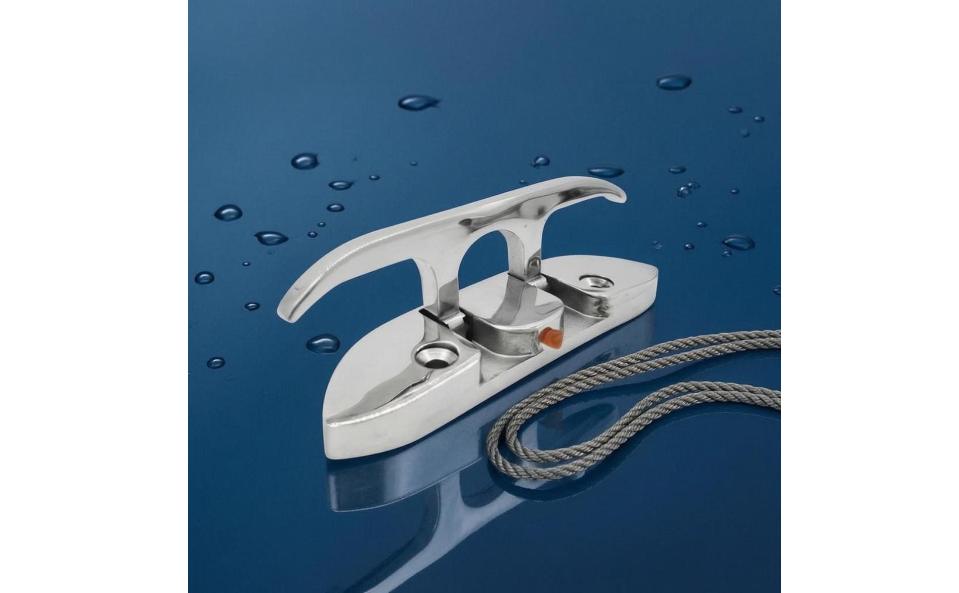 Folding Boat Cleat Foldable 316 Stainless Steel Cleat Space Saving for Yacht