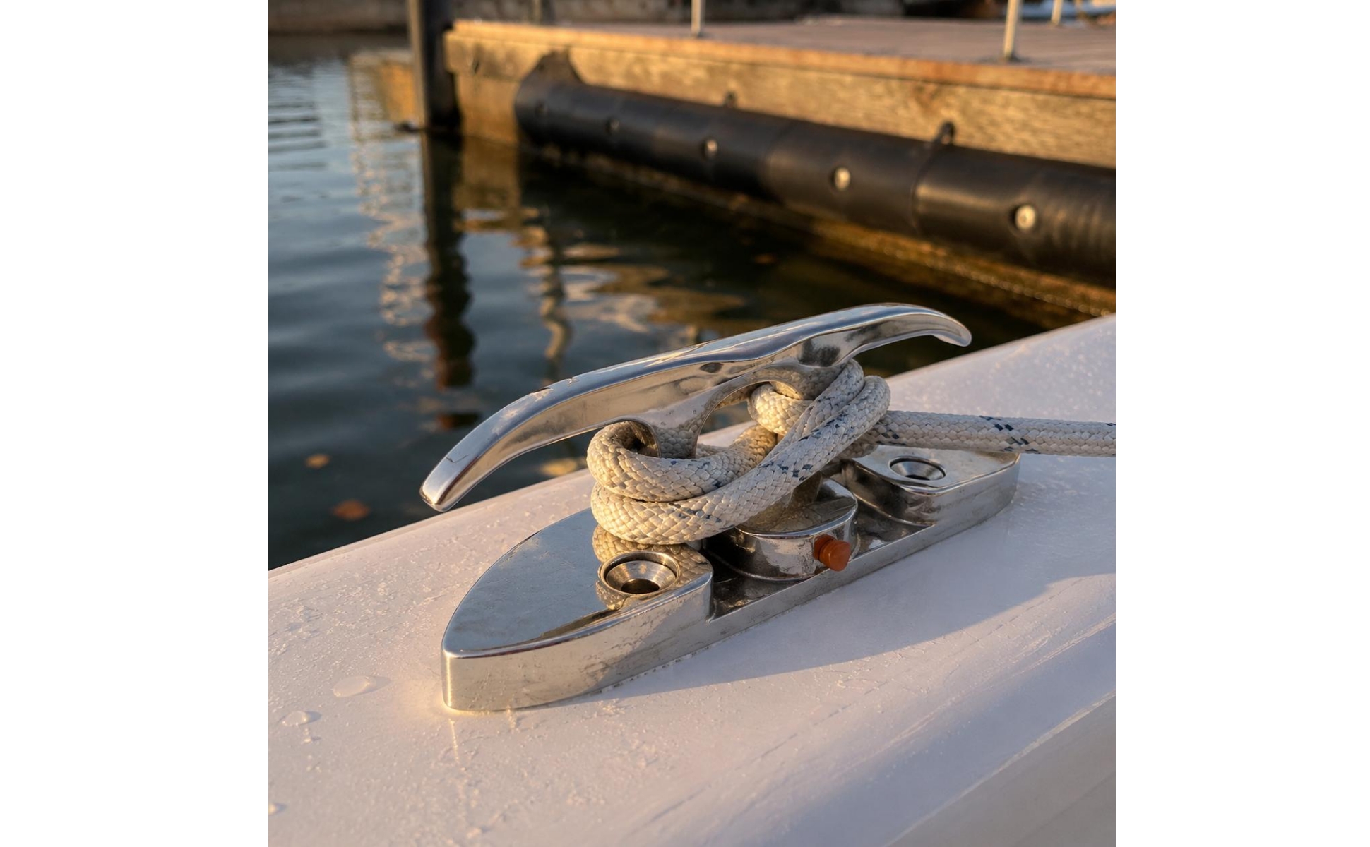 Folding Boat Cleat Foldable 316 Stainless Steel Cleat Space Saving for Yacht