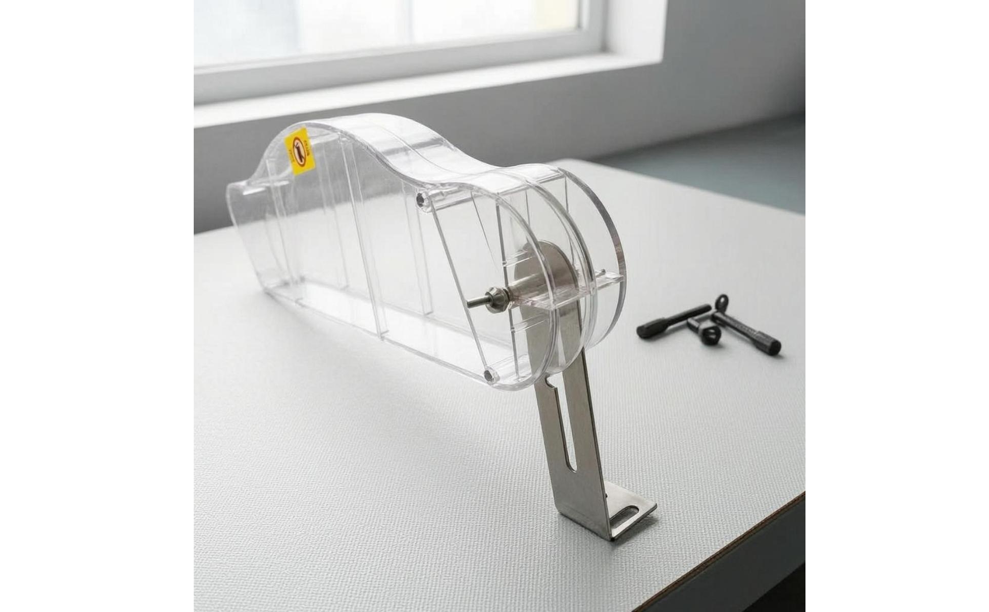 Dust Cover Guard L-Shaped Bracket Table Guard Transparent