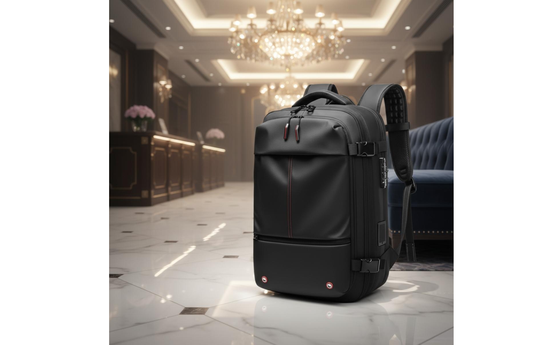Compression Travel Backpack Laptop Compartment Vacuum Backpack Large Capacity