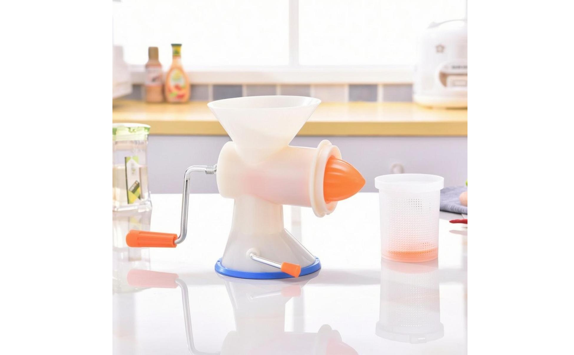 Hand Crank Grinder Compact Manual Grinder Plastic Body