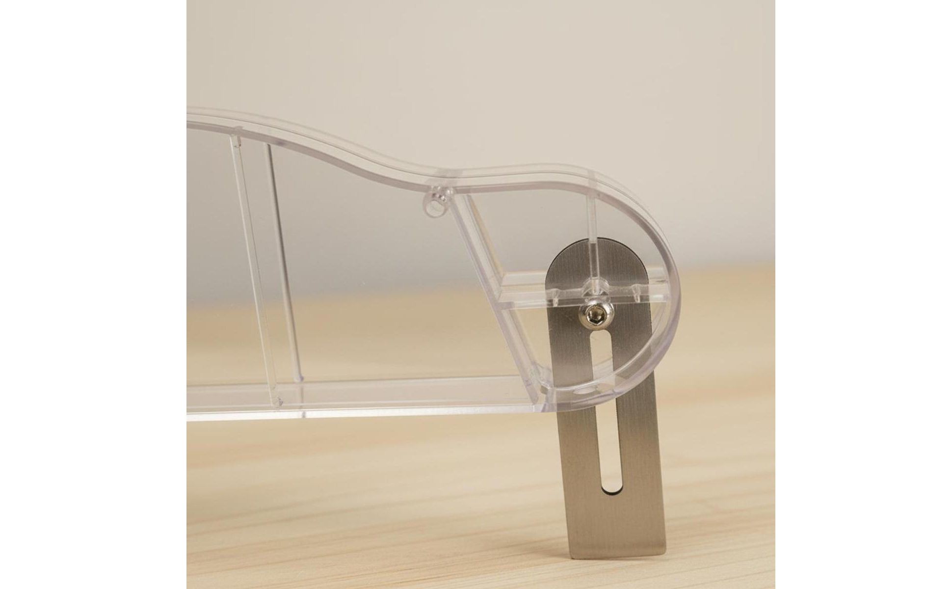Dust Cover Guard L-Shaped Bracket Table Guard Transparent
